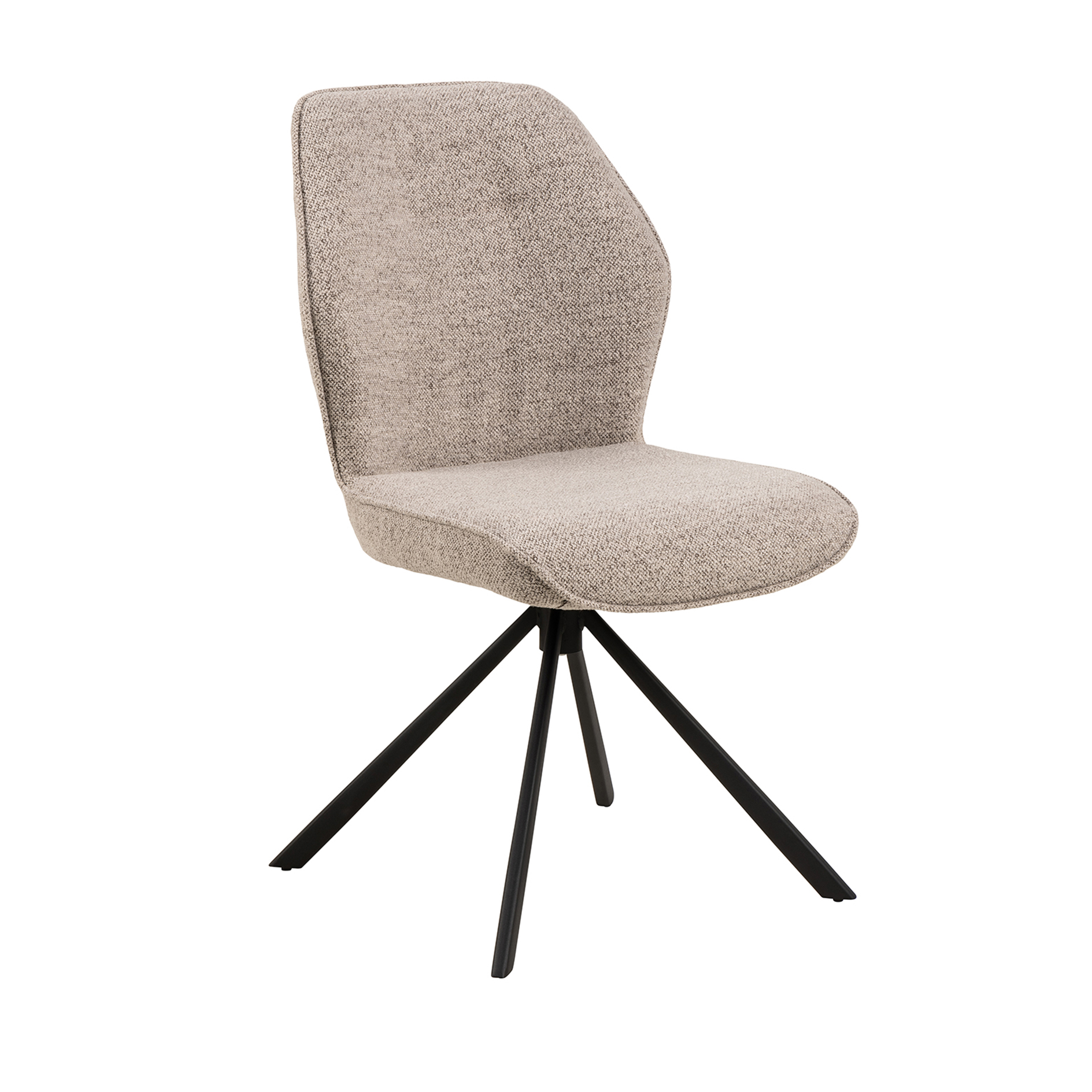 Esszimmerstuhl AURA - beige - mit Drehfunktion