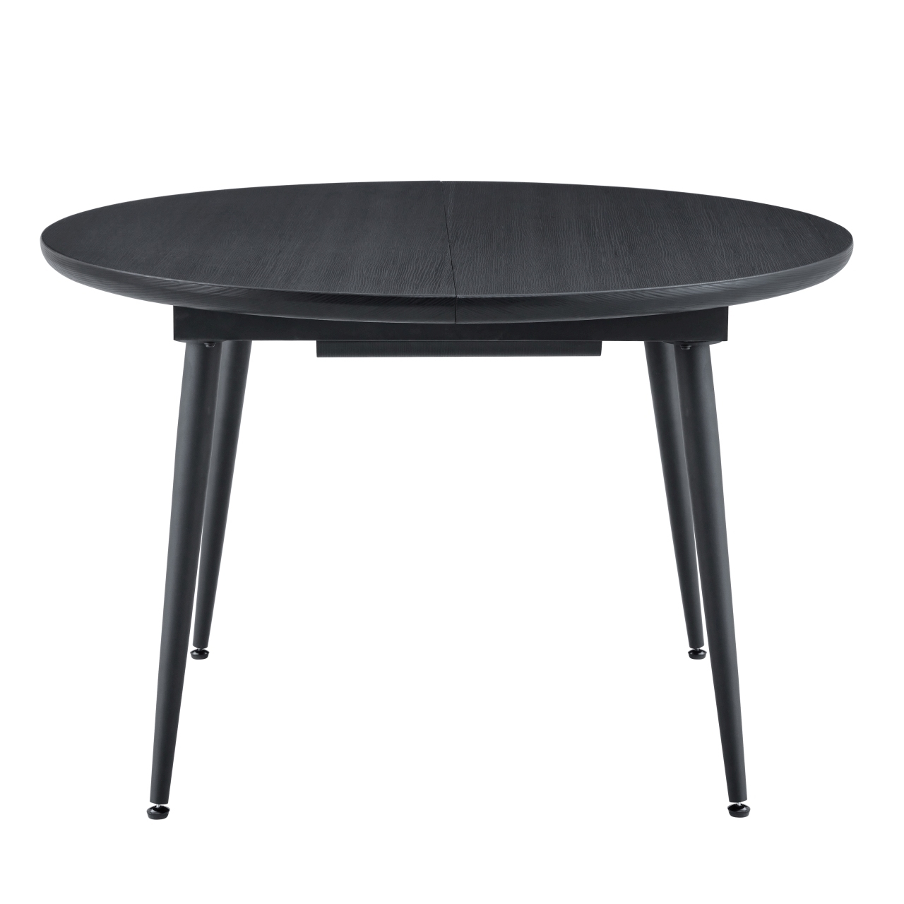 Esszimmertisch - Wildeiche schwarz - ausziehbar - 120-160 cm