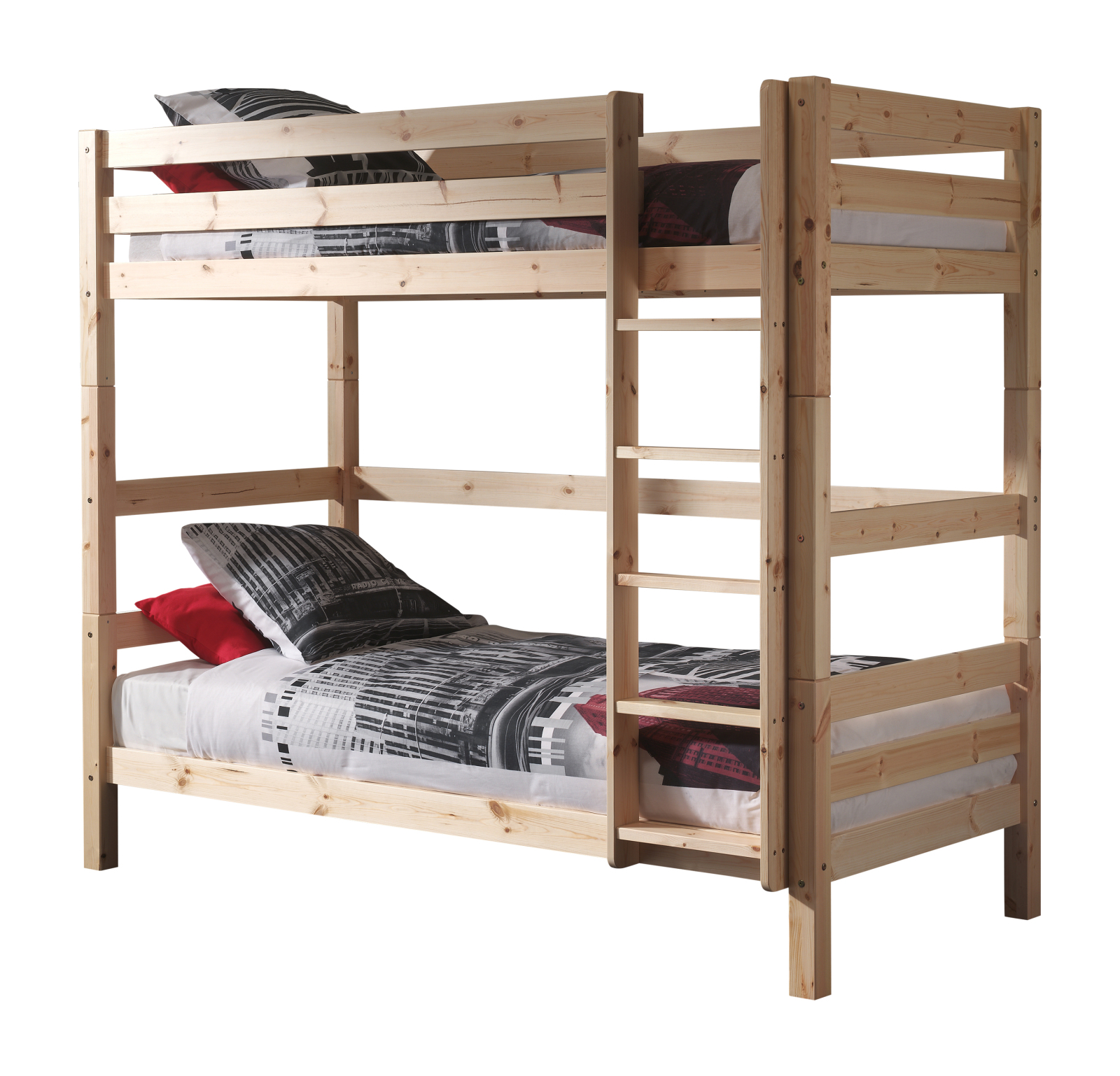 Etagenbett PINO - Kiefer Massivholz - 90x200 cm