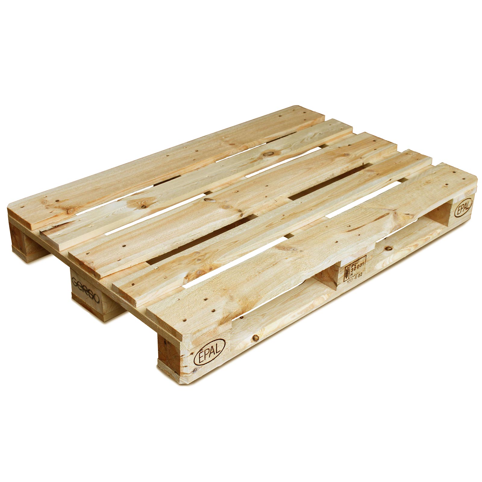 Europalette - natur - Vollholz - 120 cm