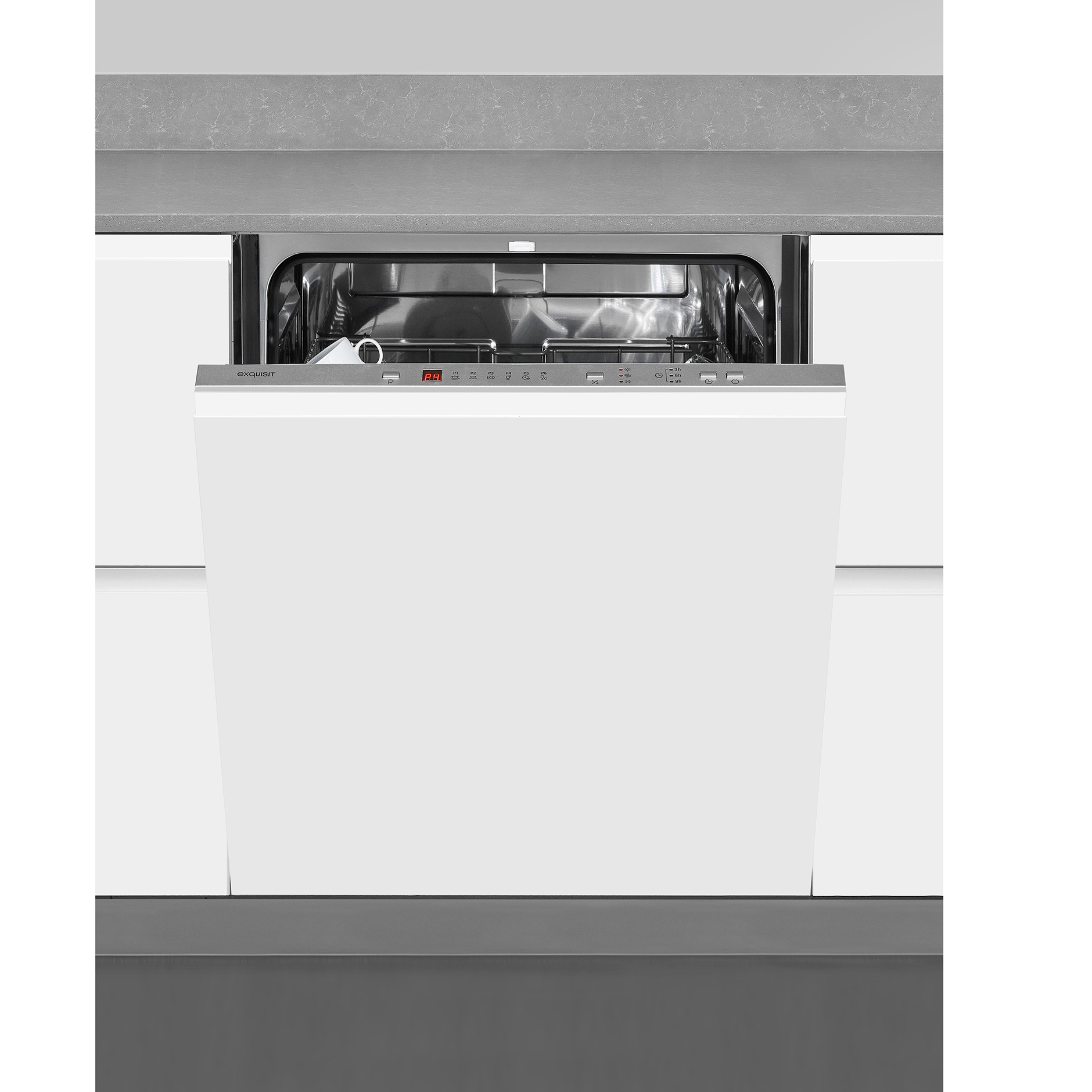 EXQUISIT Einbau-Geschirrspüler EGSP 6312-E-030E - vollintegriert - E