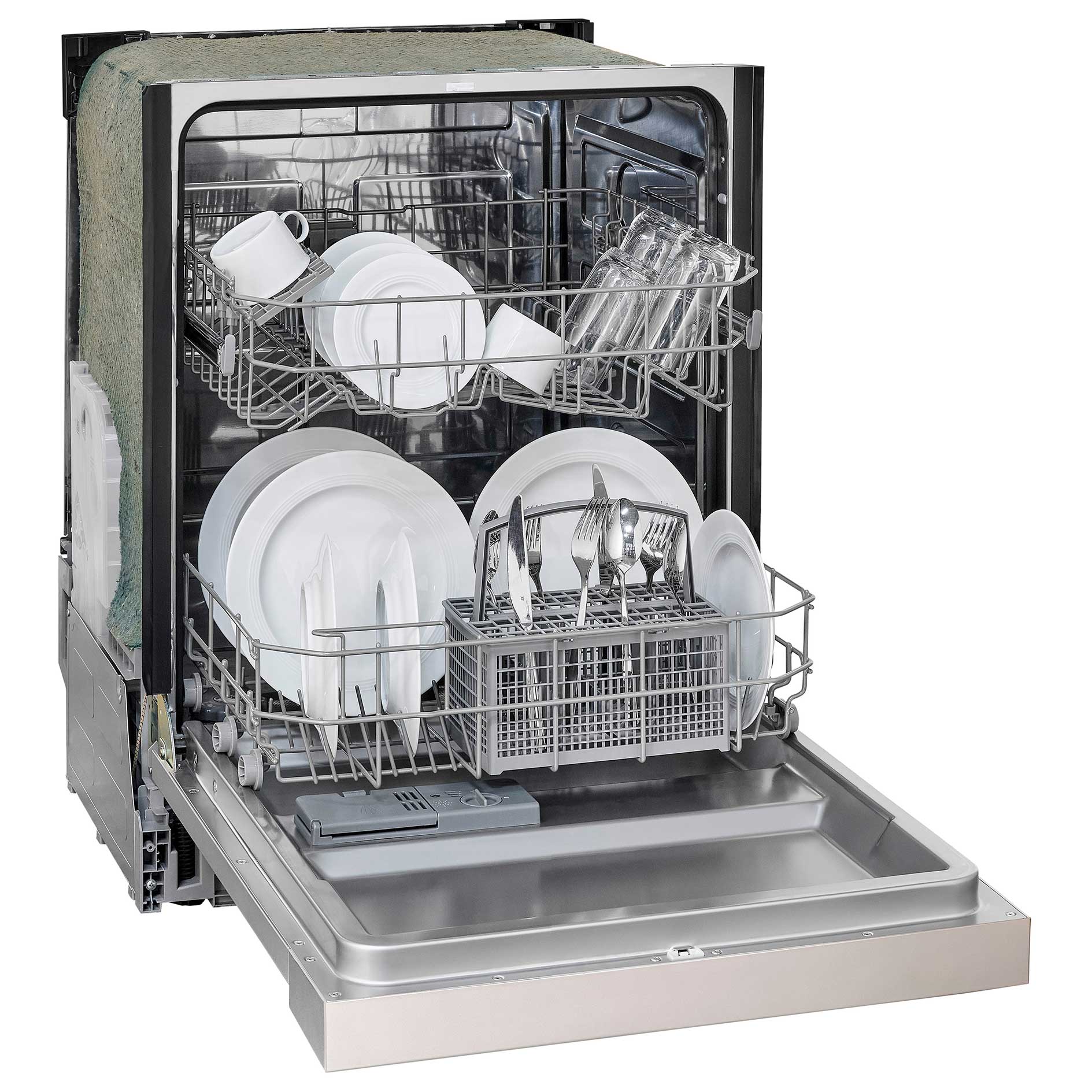 EXQUISIT Einbau-Geschirrspüler EGSP 6312-EB-030E - teilintegriert - E