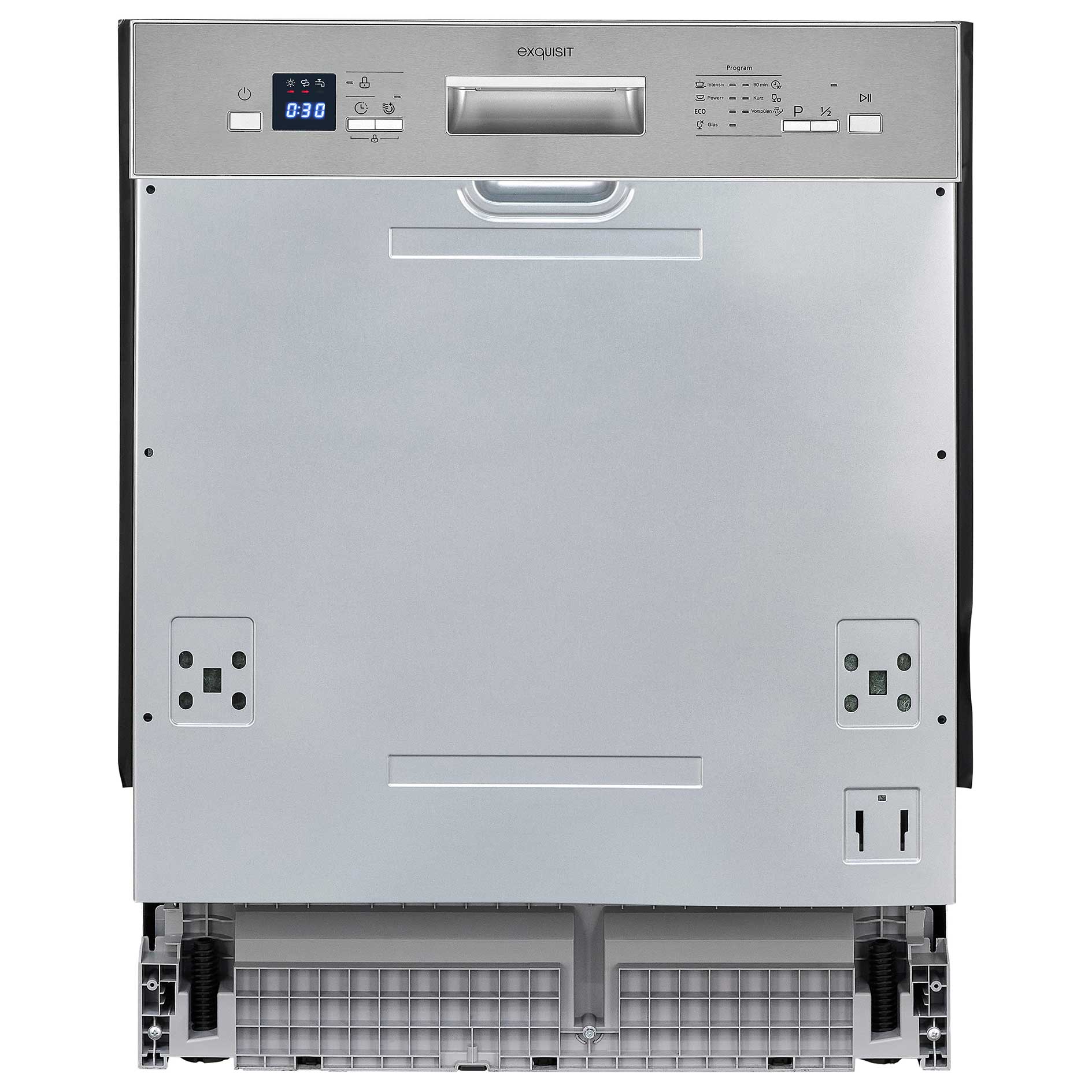 EXQUISIT Einbau-Geschirrspüler EGSP 6312-EB-030E - teilintegriert - E