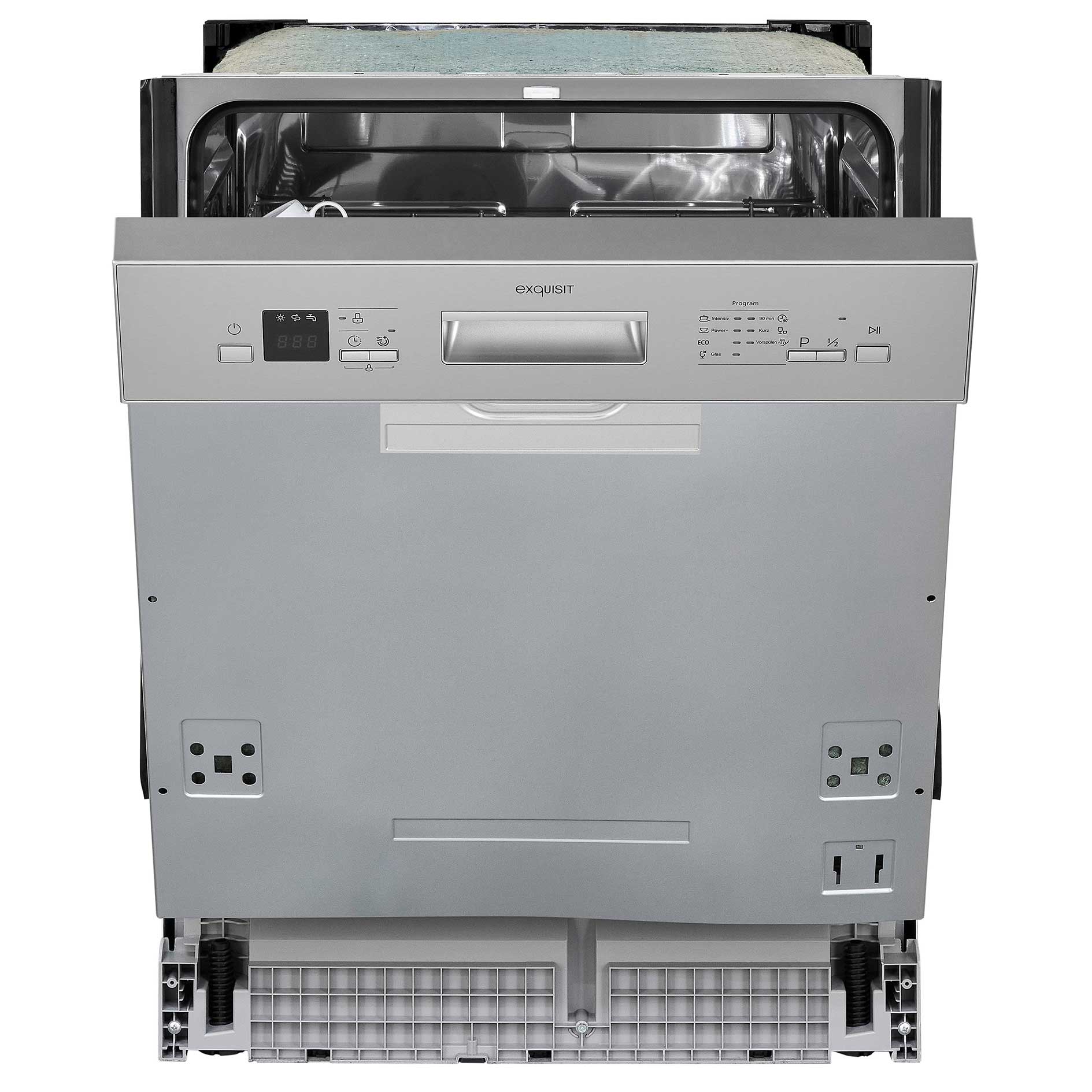 EXQUISIT Einbau-Geschirrspüler EGSP 6312-EB-030E - teilintegriert - E
