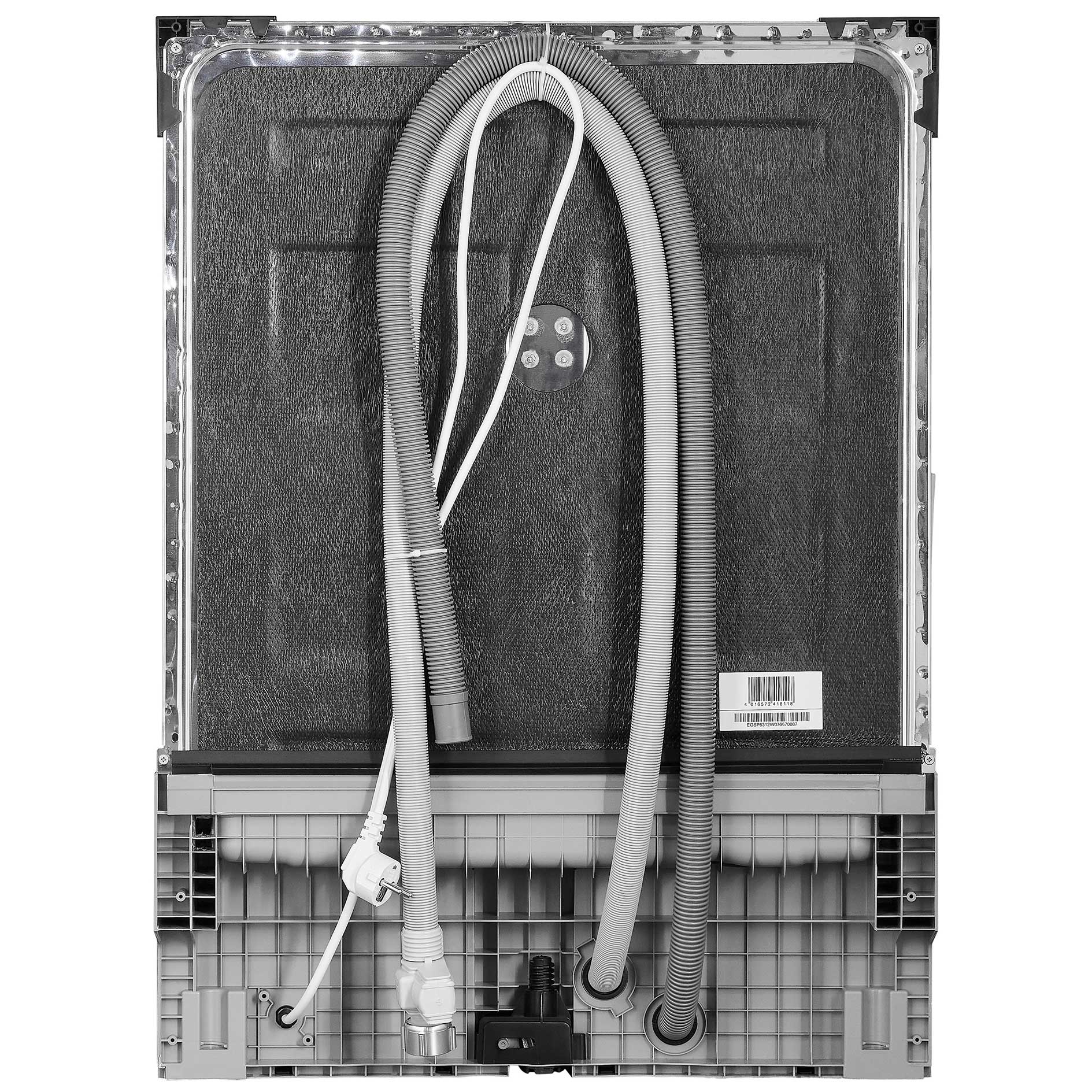EXQUISIT Einbau-Geschirrspüler EGSP 6312-EB-030E - teilintegriert - E