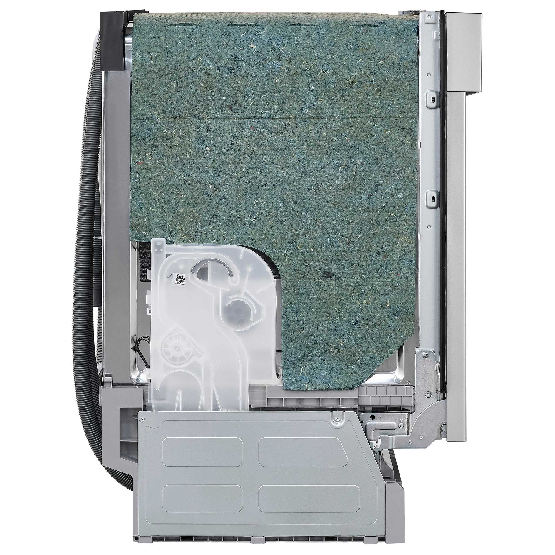 EXQUISIT Einbau-Geschirrspüler EGSP 6312-EB-030E - teilintegriert - E