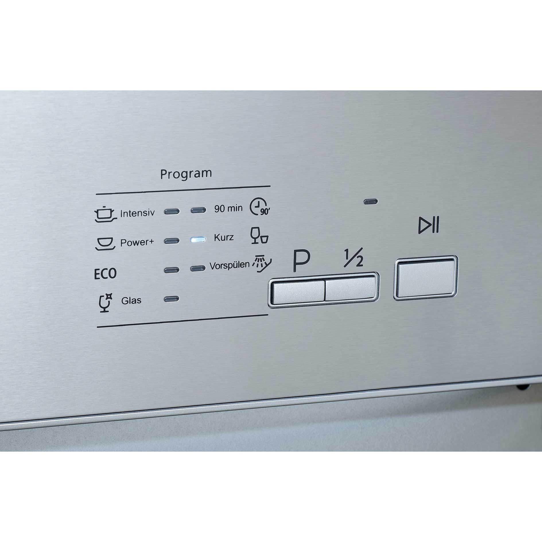 EXQUISIT Einbau-Geschirrspüler EGSP 6312-EB-030E - teilintegriert - E