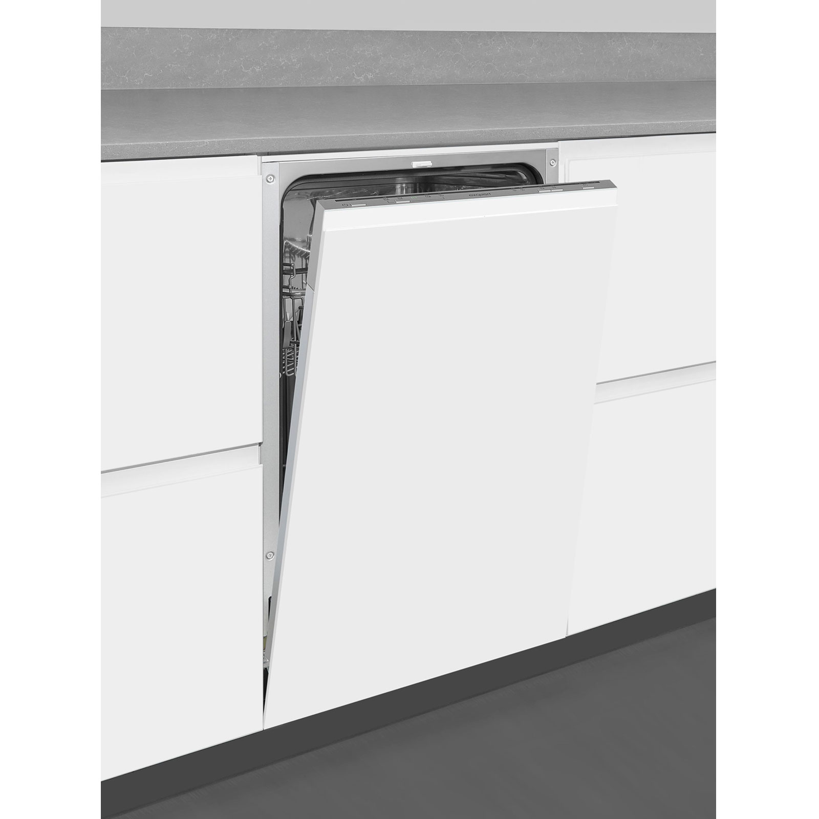 EXQUISIT Einbau-Geschirrspüler EGSP1009-E-030 - vollintegriert - 45 cm - E
