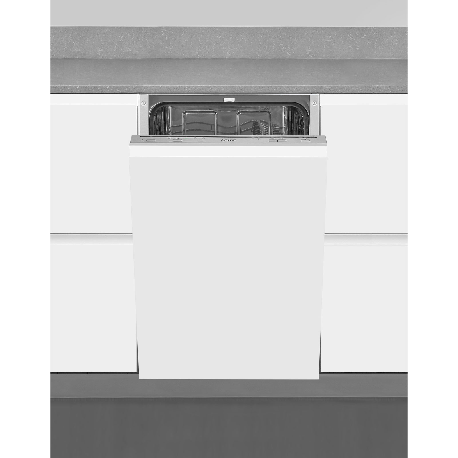 EXQUISIT Einbau-Geschirrspüler EGSP1009-E-030 - vollintegriert - 45 cm - E
