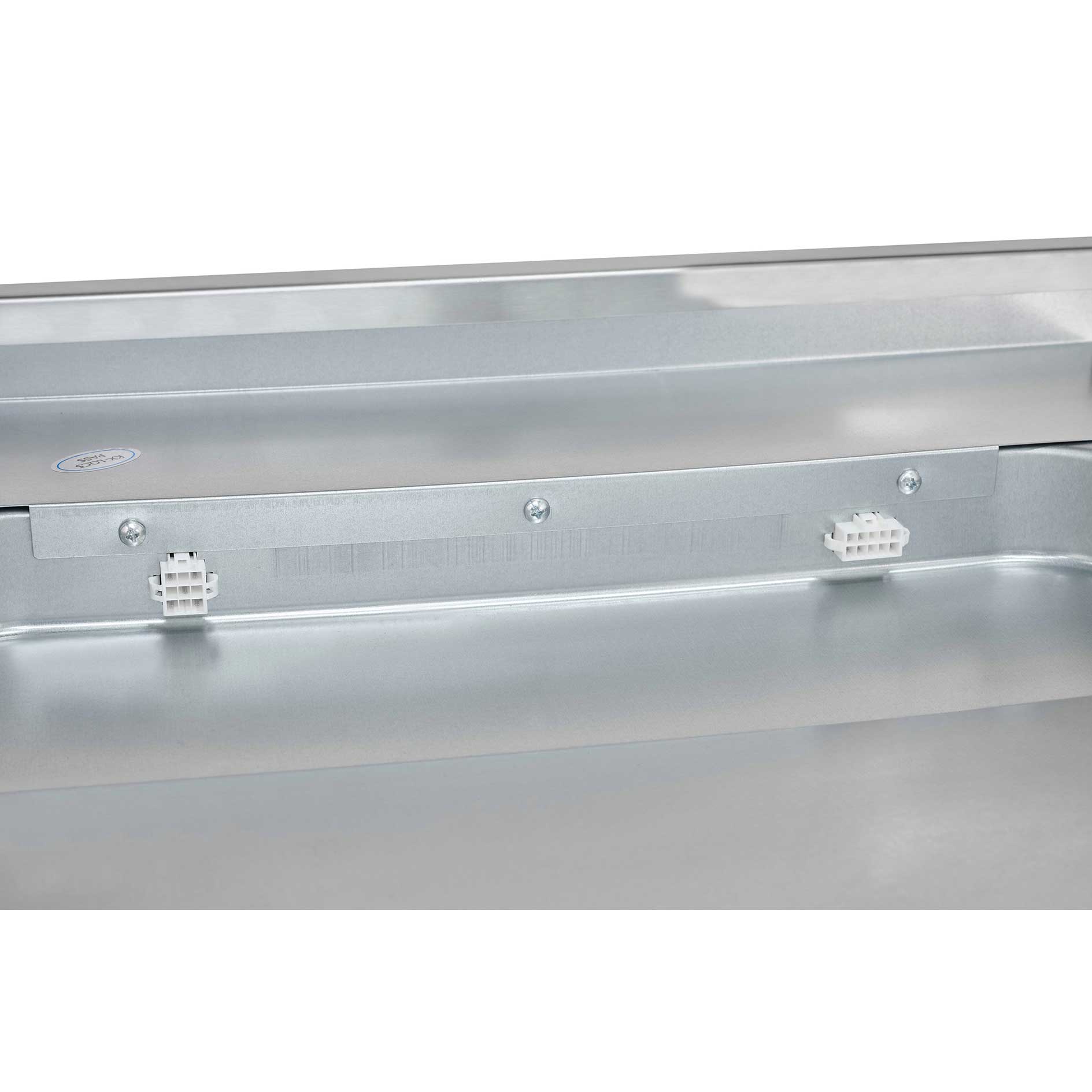 EXQUISIT Einbau-Herdset EHE 146-120 - Edelstahl-schwarz - A