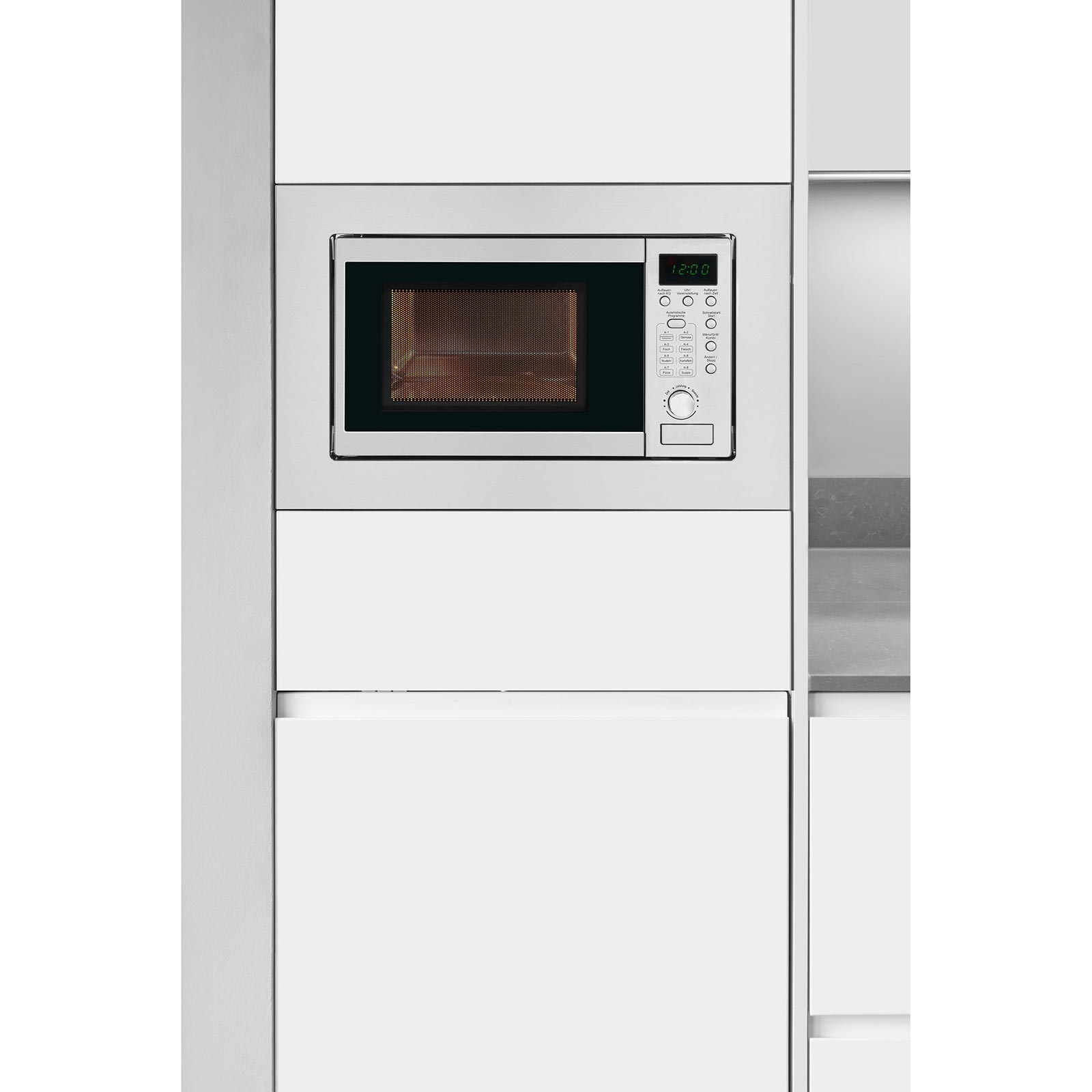 EXQUISIT Einbau-Mikrowelle EMW 20.1 G - mit Timer