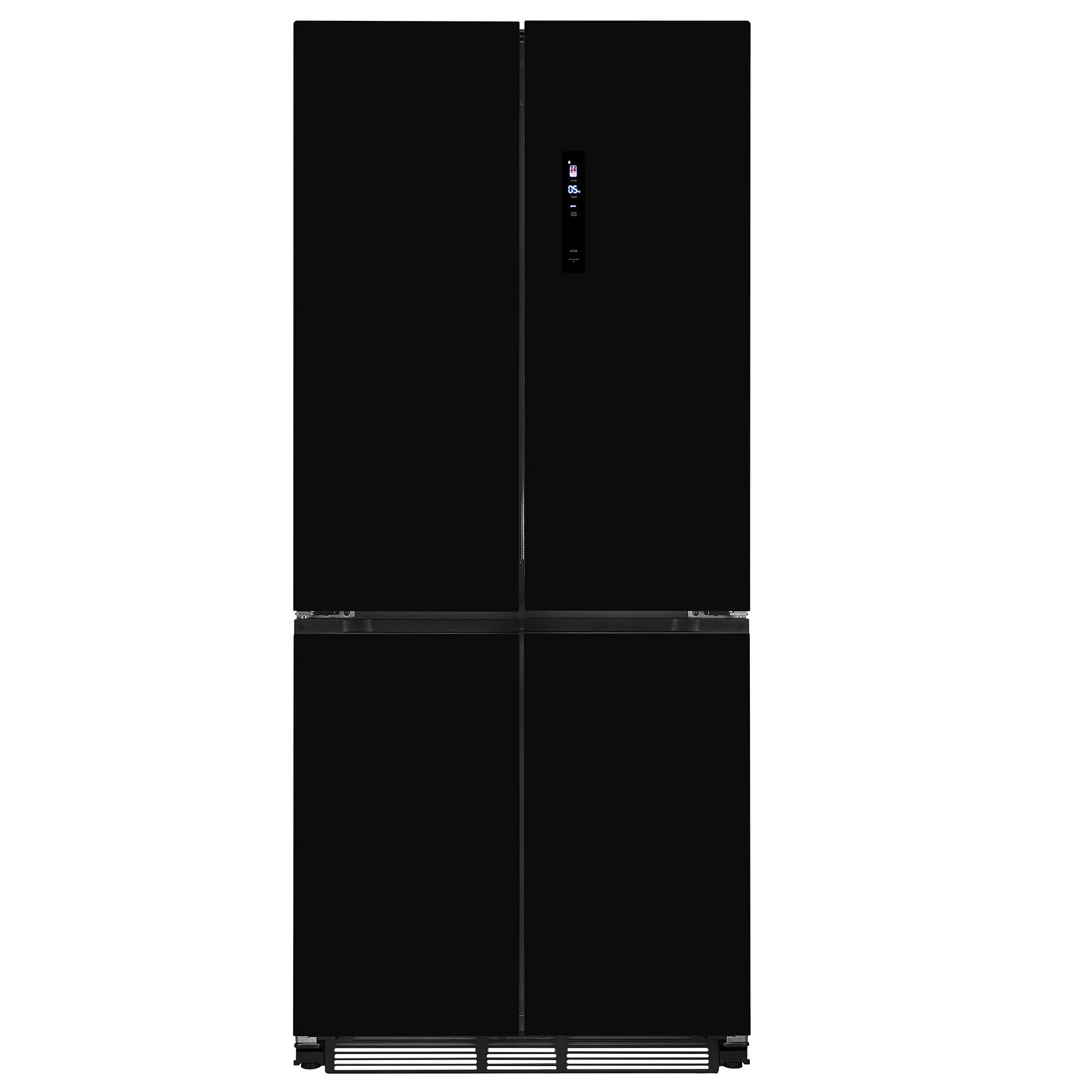 EXQUISIT Multi Door Kühl-/Gefrierkombination EMD 470-170-200E - schwarz - Glas - E