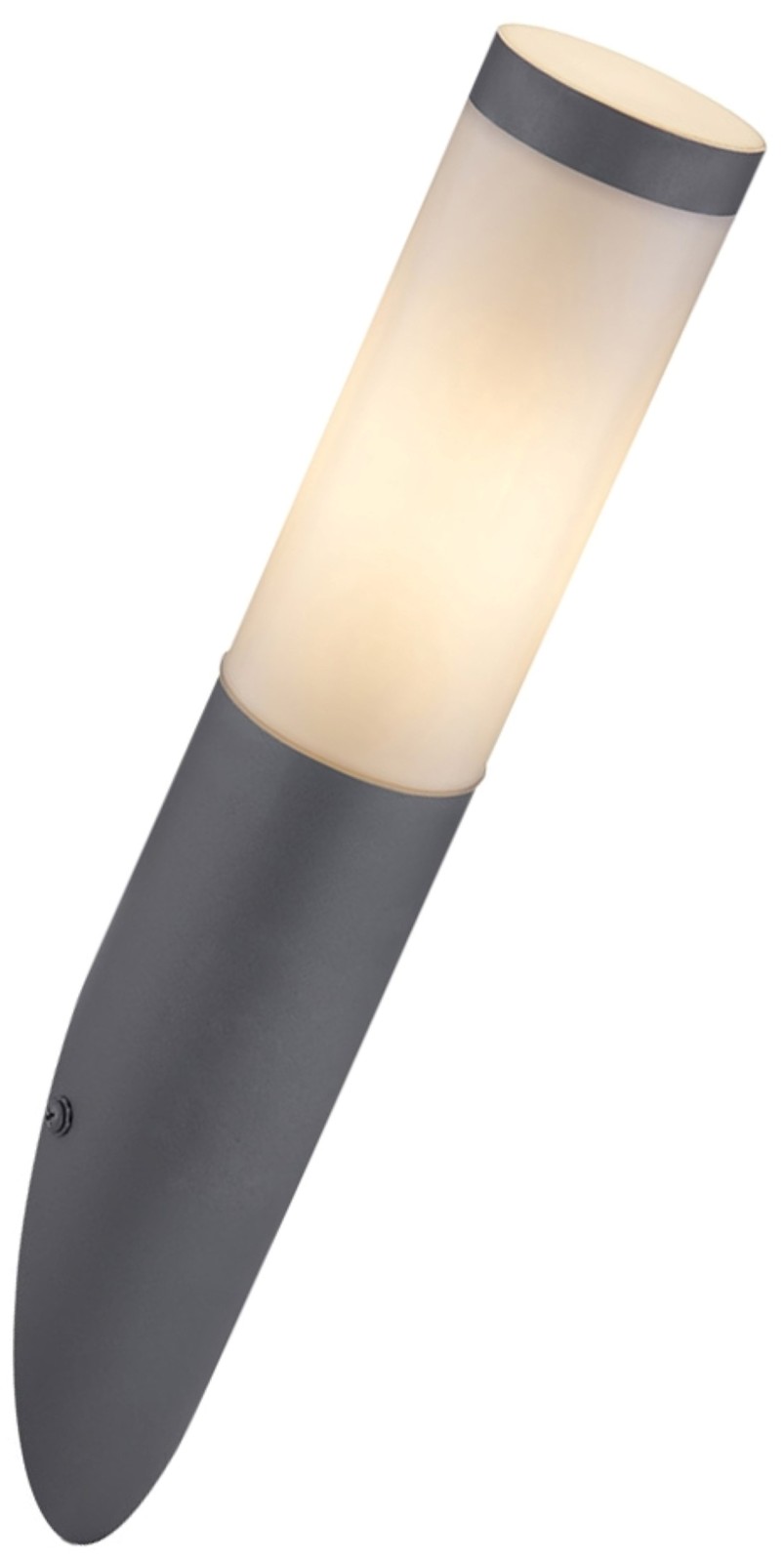 Fackel-Außenleuchte - anthrazit - Kunststoff - 39 cm hoch
