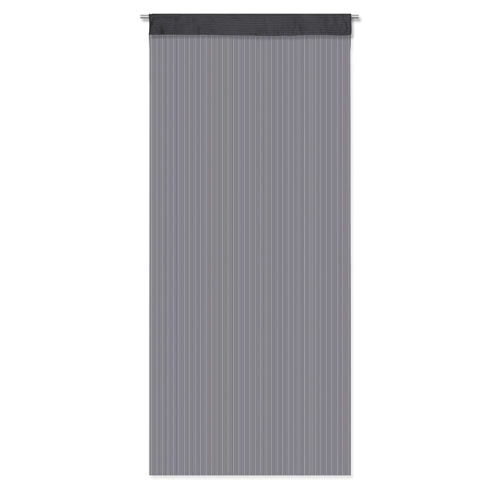 Fadenvorhang - schwarz - 90x245 cm
