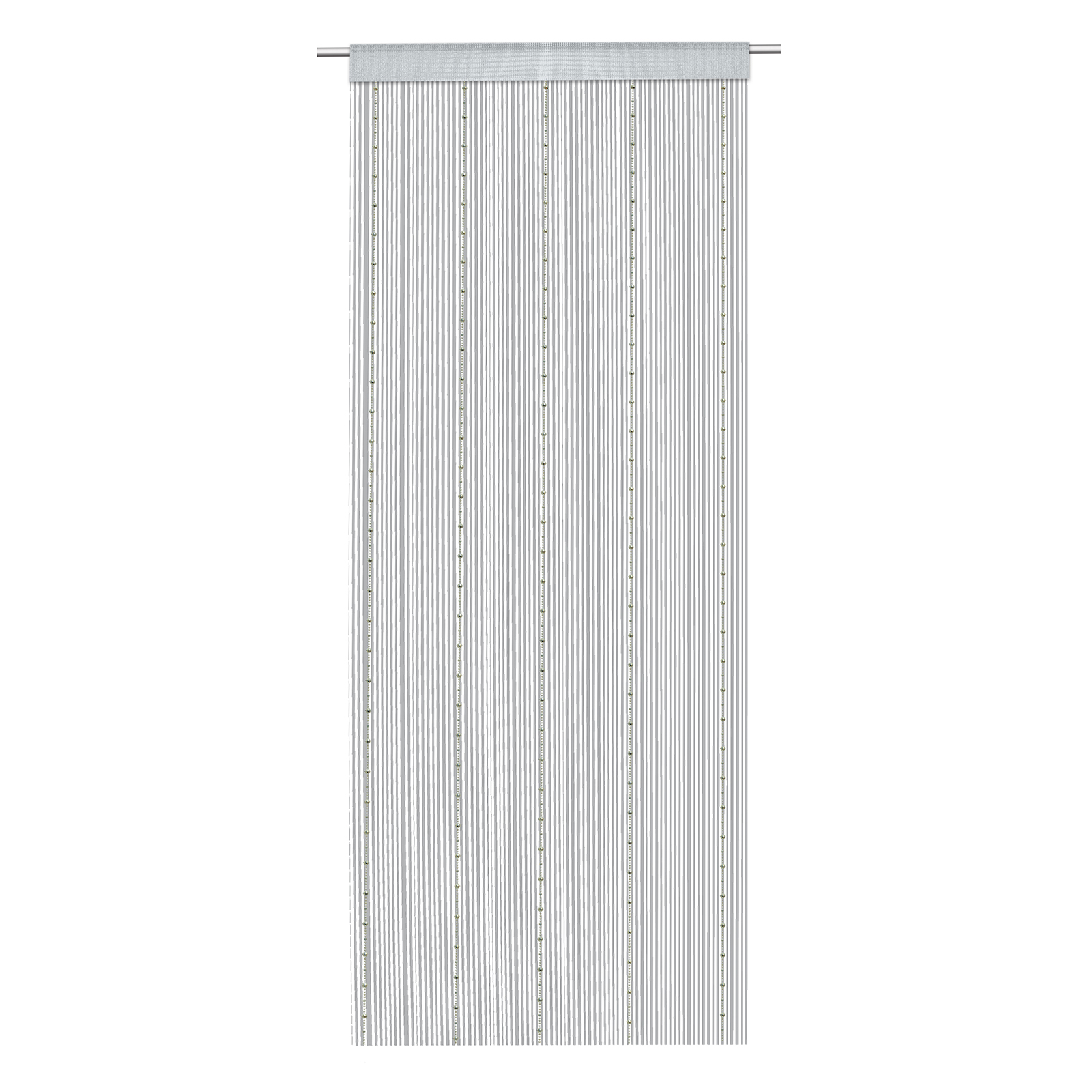 Fadenvorhang - silber - 90x245 cm