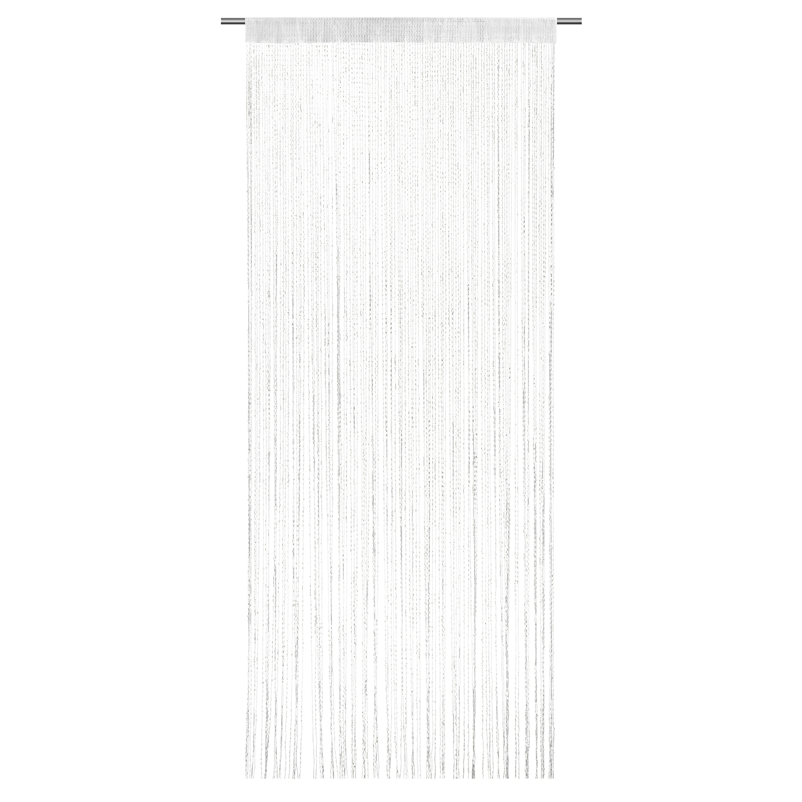 Fadenvorhang - weiß - 90x245 cm