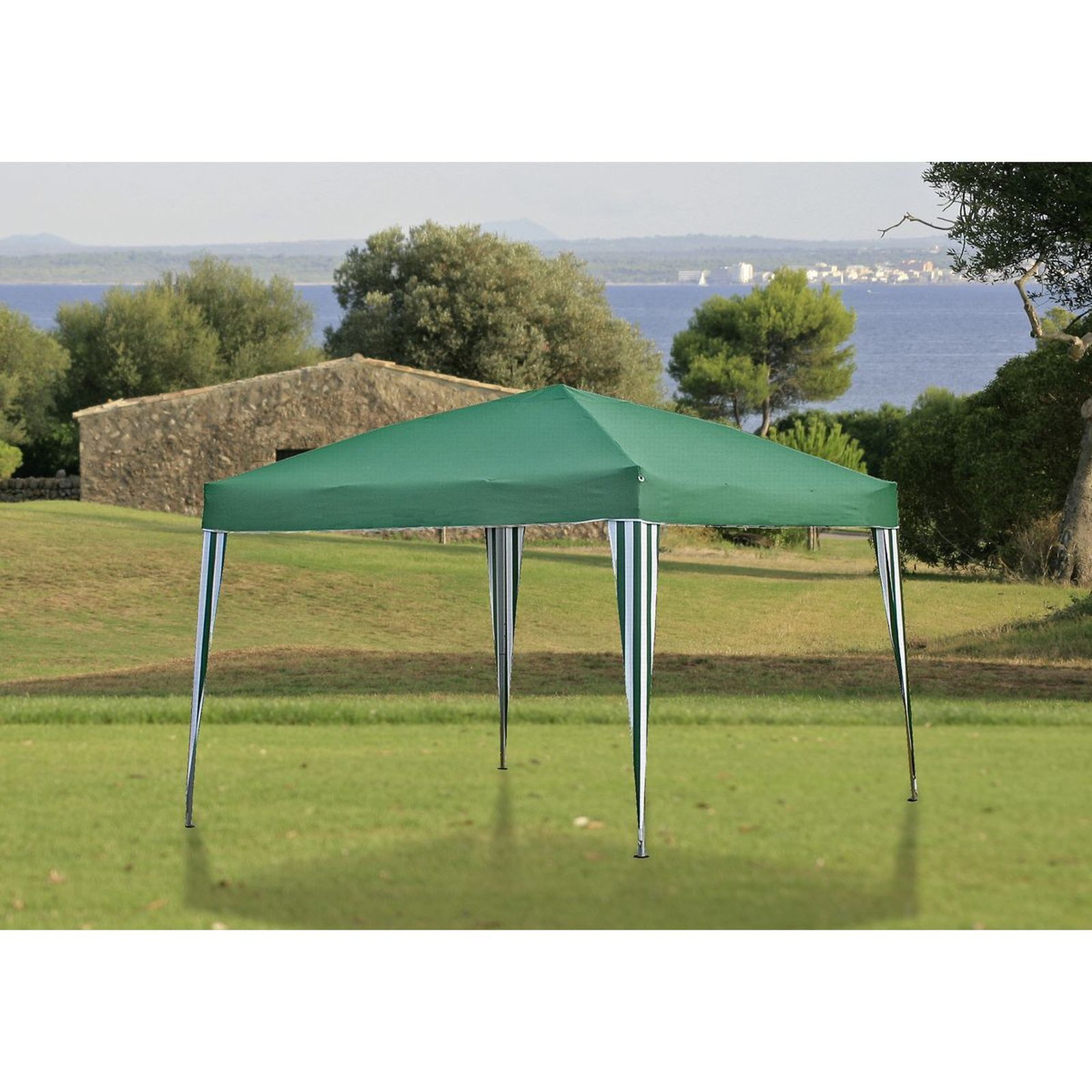 Falt-Pavillon MEKONG - grün - 300x300 cm