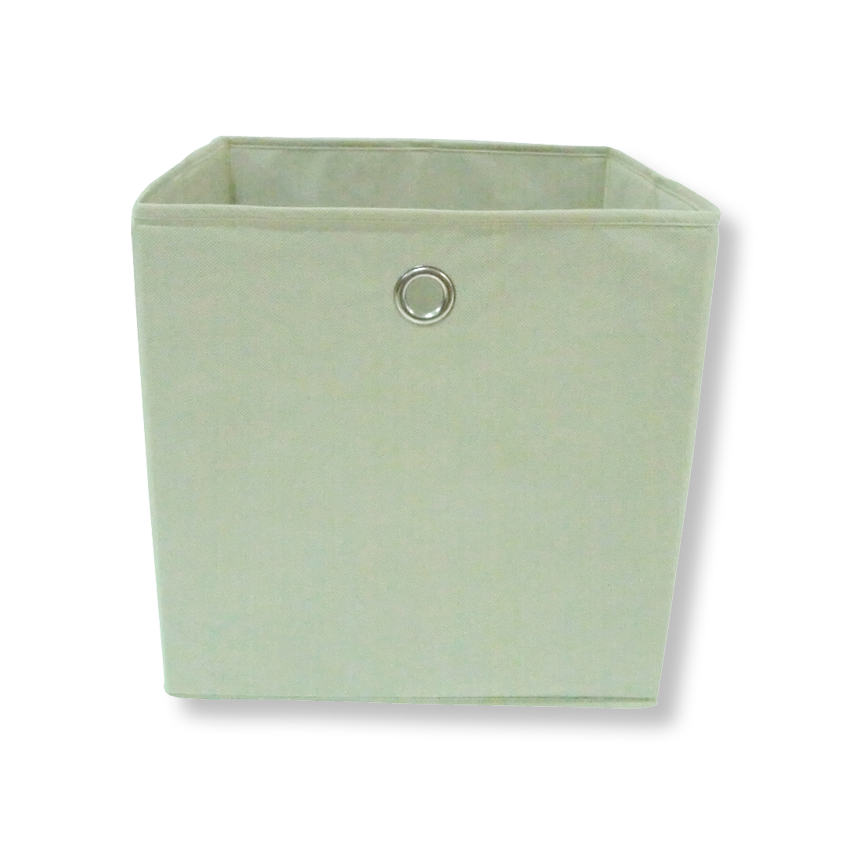 Faltbox - natur - mit Metallöse - 32x32 cm
