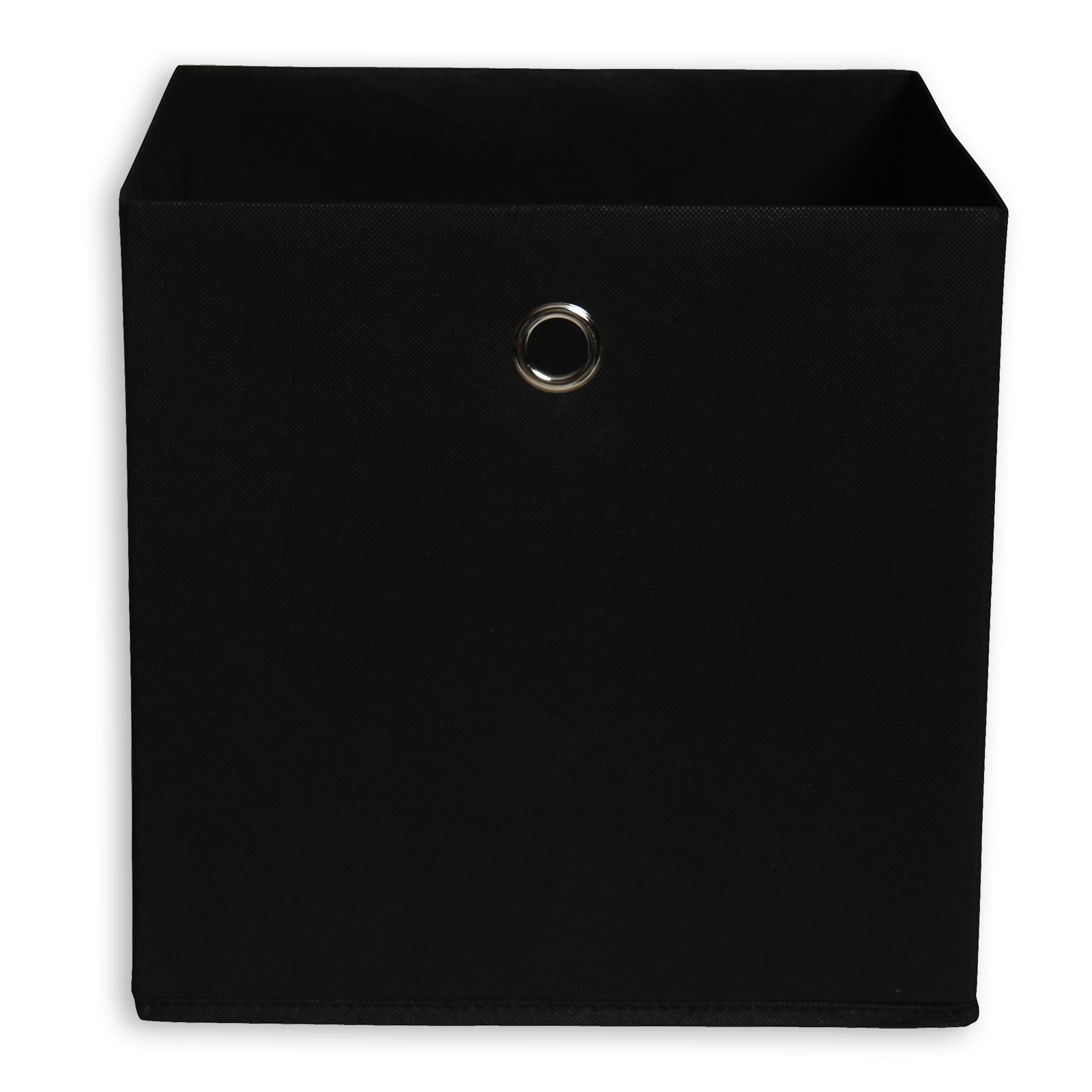 Faltbox - schwarz - mit Metallöse - 32x32 cm