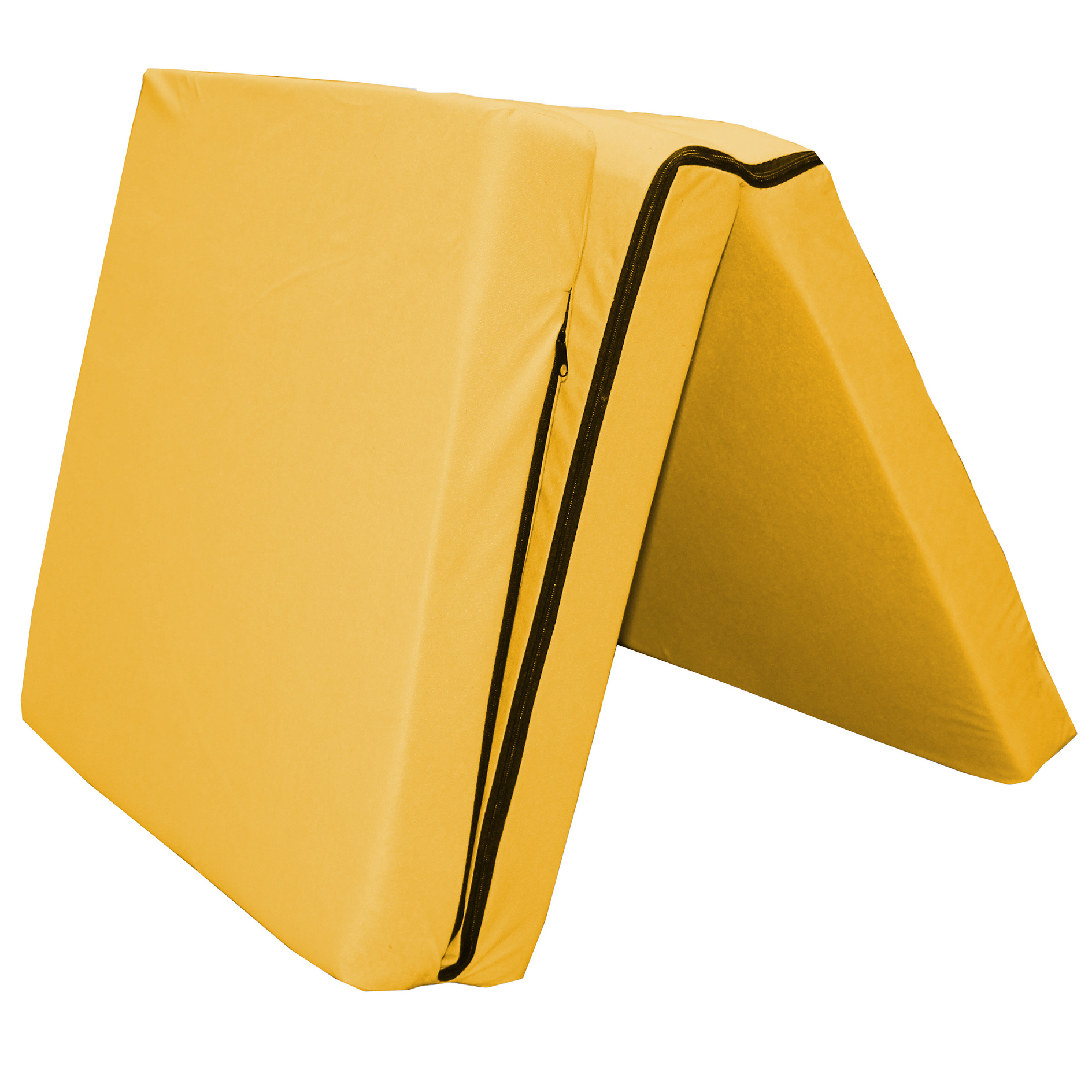 Faltmatratze - gelb - 65x186 cm