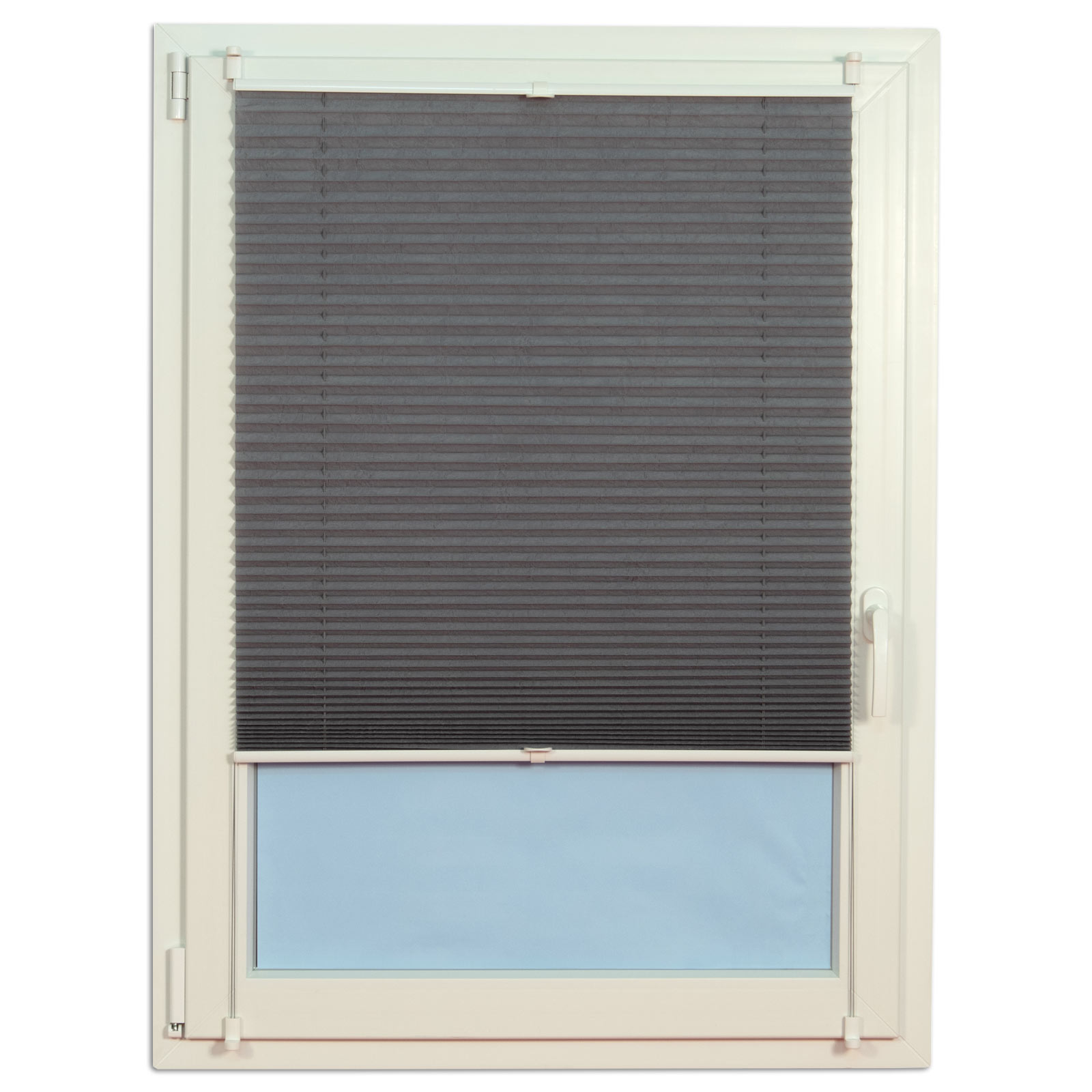 Faltstore - grau - 70x130 cm