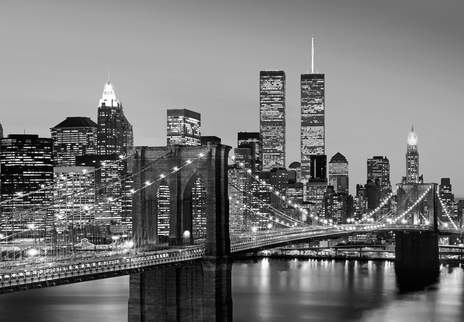 Fototapete DESIGNWALLS 2.0 - schwarz-weiß - New York - 2,5 Meter