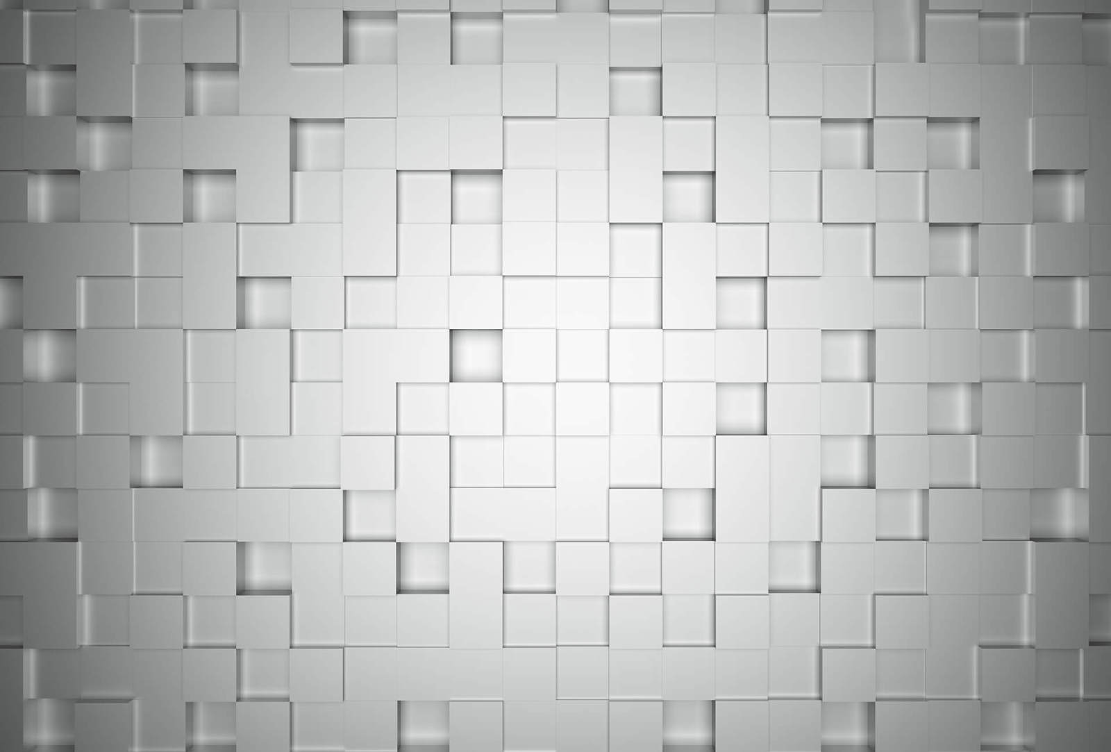 Fototapete DESIGNWALLS 2.0 - weiß-grau - 3D-Art - 2,6 Meter