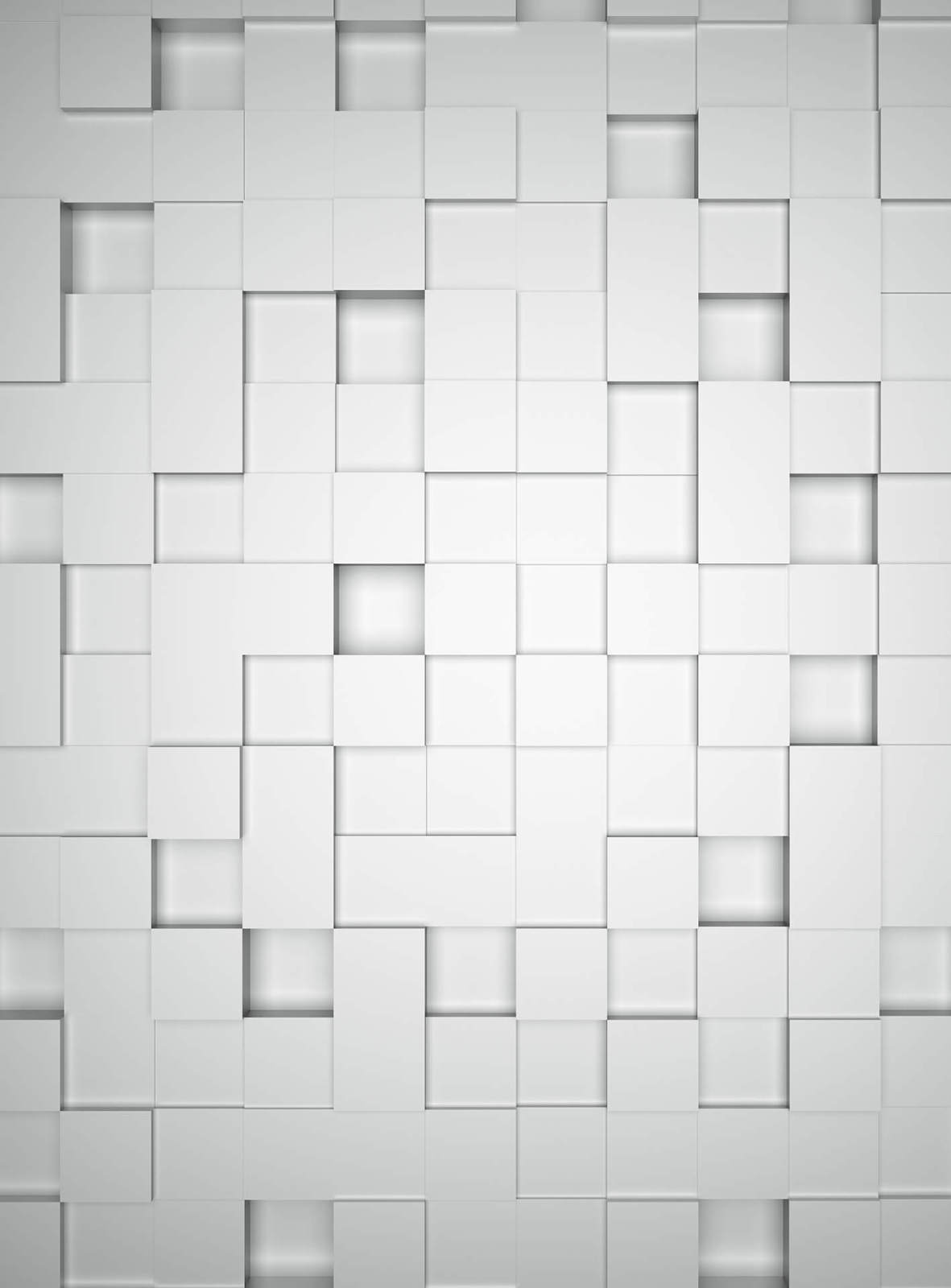 Fototapete DESIGNWALLS 2.0 - weiß-grau - 3D-Art - 2,6 Meter