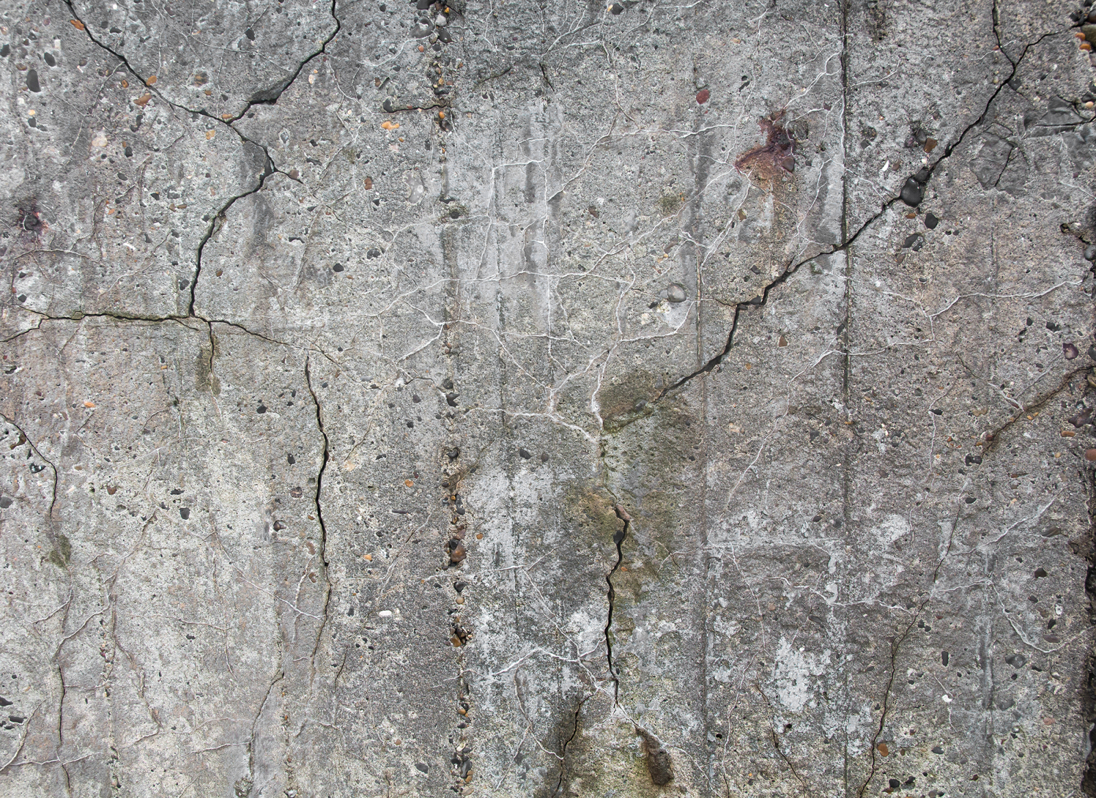 Fototapete DESIGNWALLS - grau-schwarz - Beton - 2,55 Meter