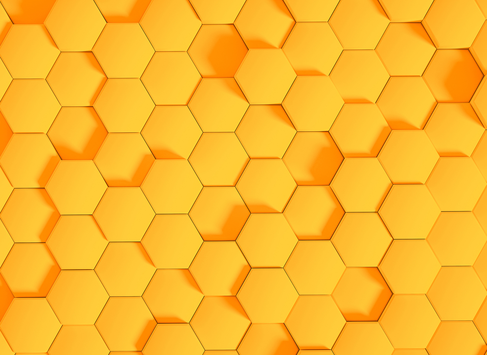 Fototapete DESIGNWALLS - orange - 3D-Art - 2,55 Meter
