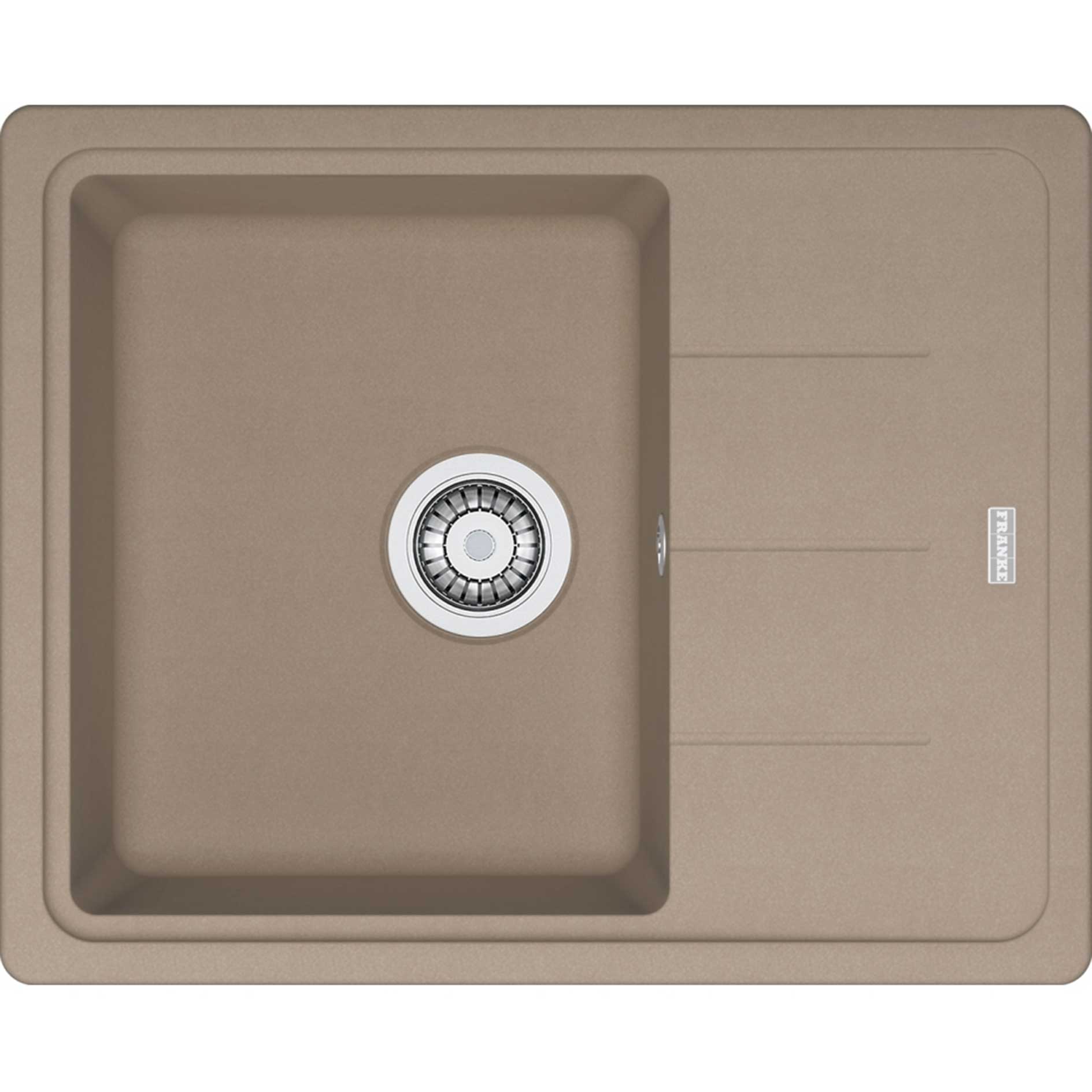 FRANKE Einbauspüle Basis BFG 611-62 - Cashmere - Fragranite - 62x50 cm