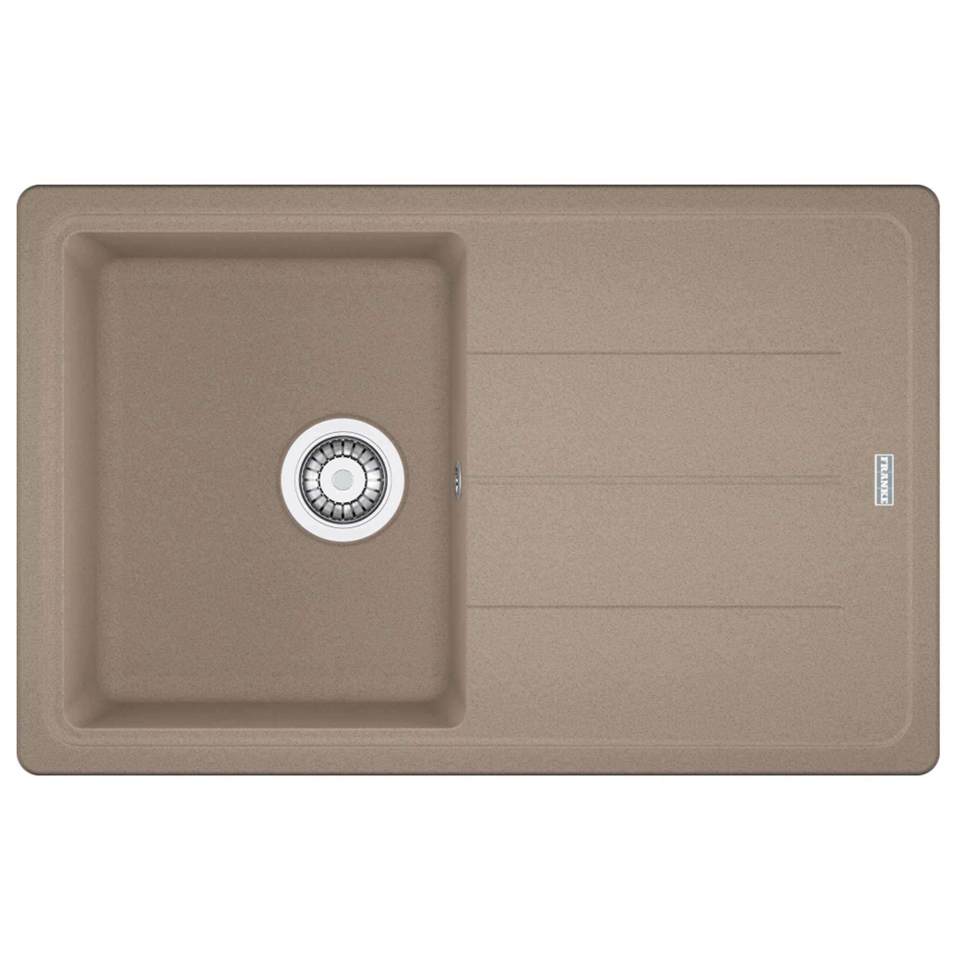 FRANKE Einbauspüle Basis BFG 611-78 - Cashmere - Fragranite - 78x50 cm