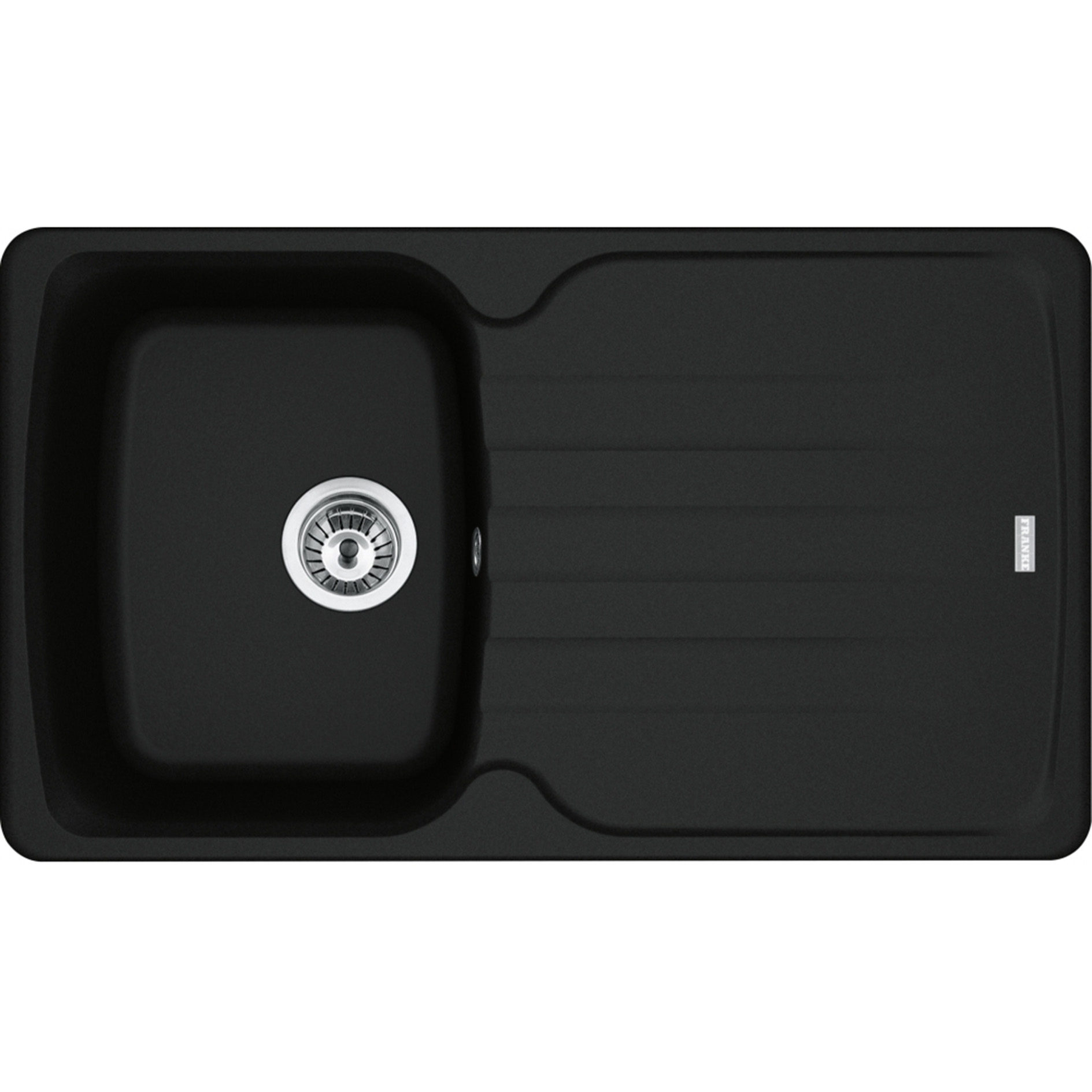FRANKE Einbauspüle SMART ANTEA - black matt - 86 cm
