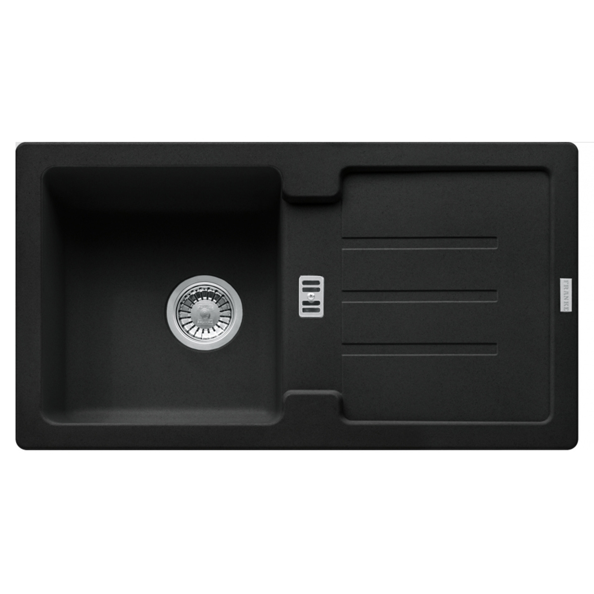 FRANKE Einbauspüle STRATA STG 614-78 - black matt - 78 cm