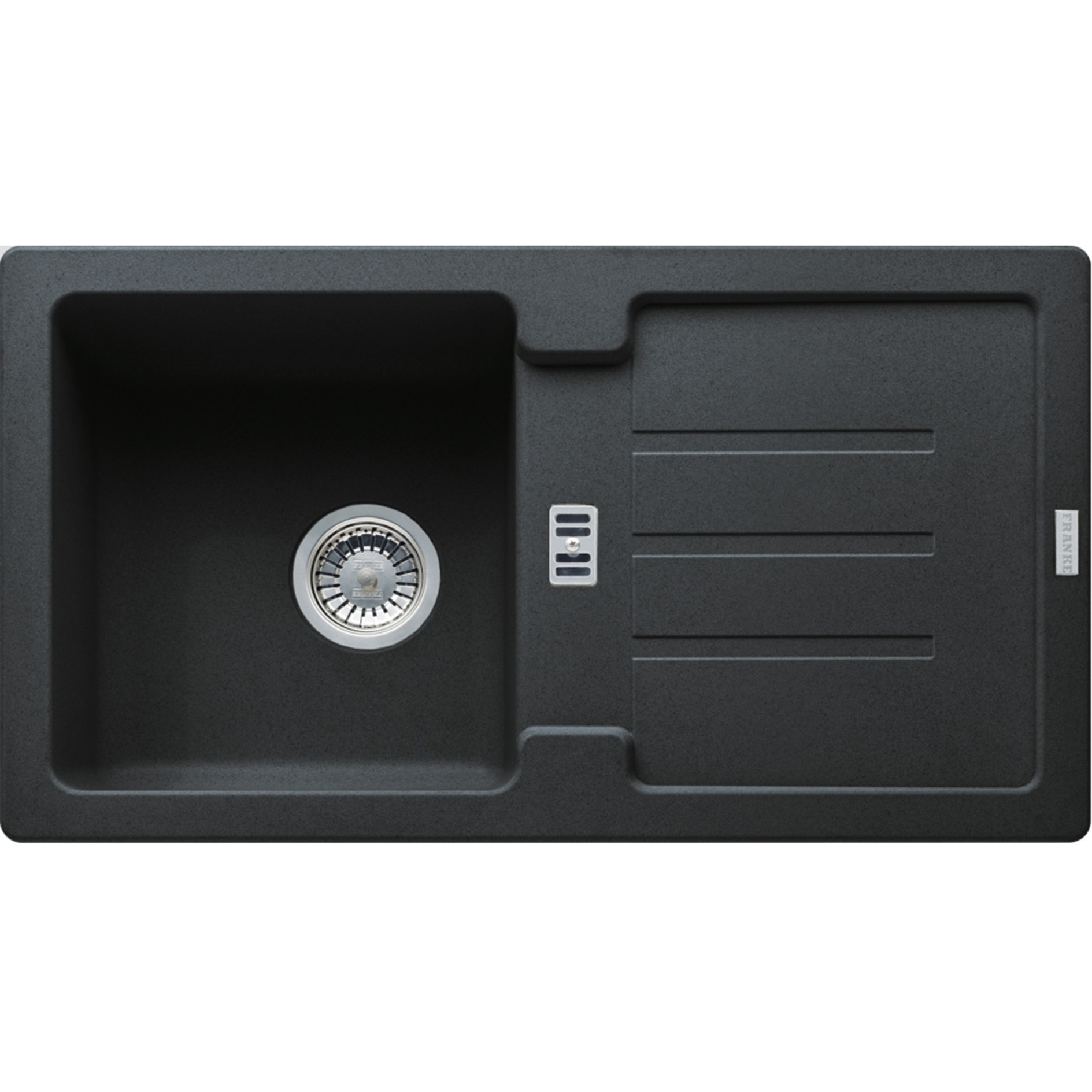 FRANKE Einbauspüle STRATA STG 614-78 - onyx - 78 cm