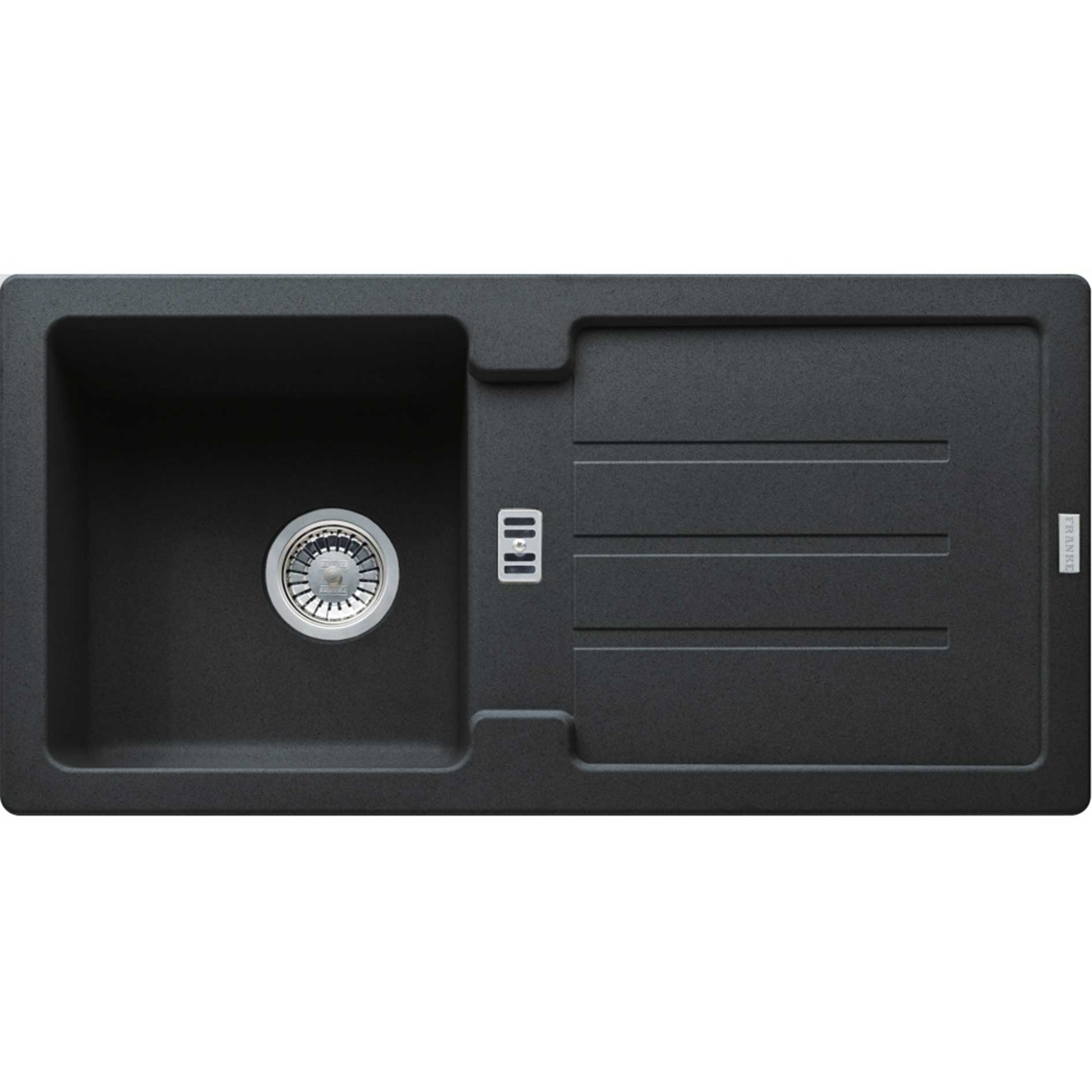 FRANKE Einbauspüle Strata STG 614-86 - Onyx - Fragranite - 86x43,5 cm