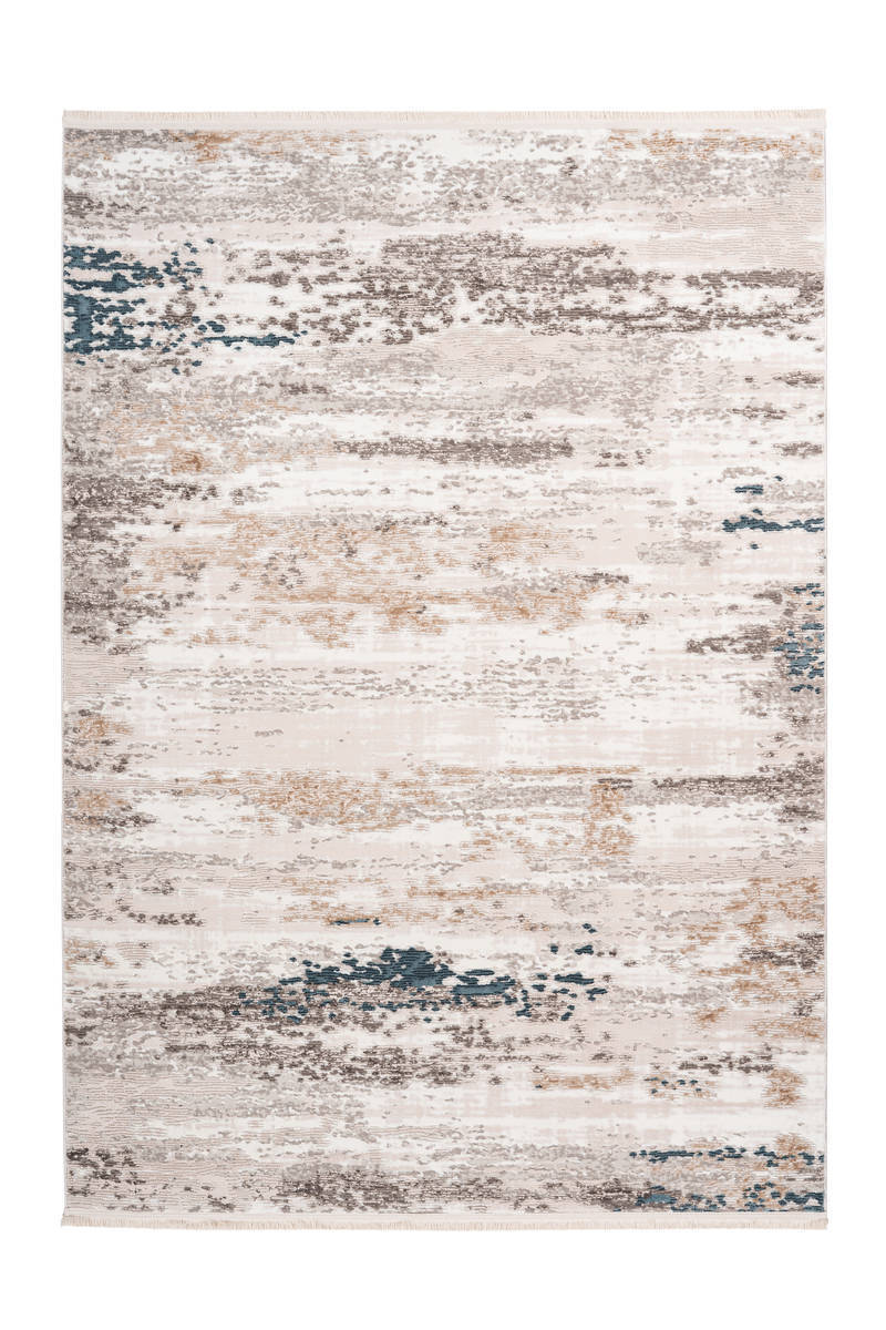 Fransenteppich AKROPOLIS 325 - grau-blau - 80x150 cm