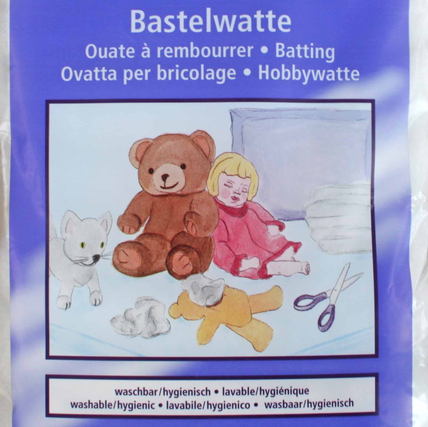 Füllwatte - weiß - Polyester - 250g