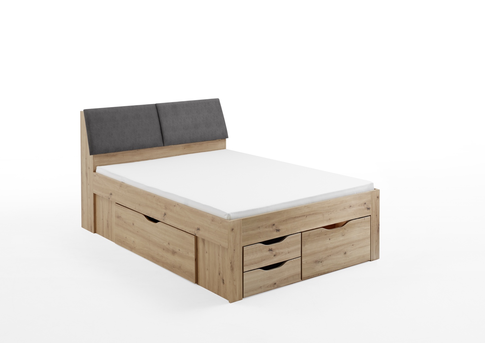 Funktionsbett MADISWIL - Artisan Eiche - 140x200 cm