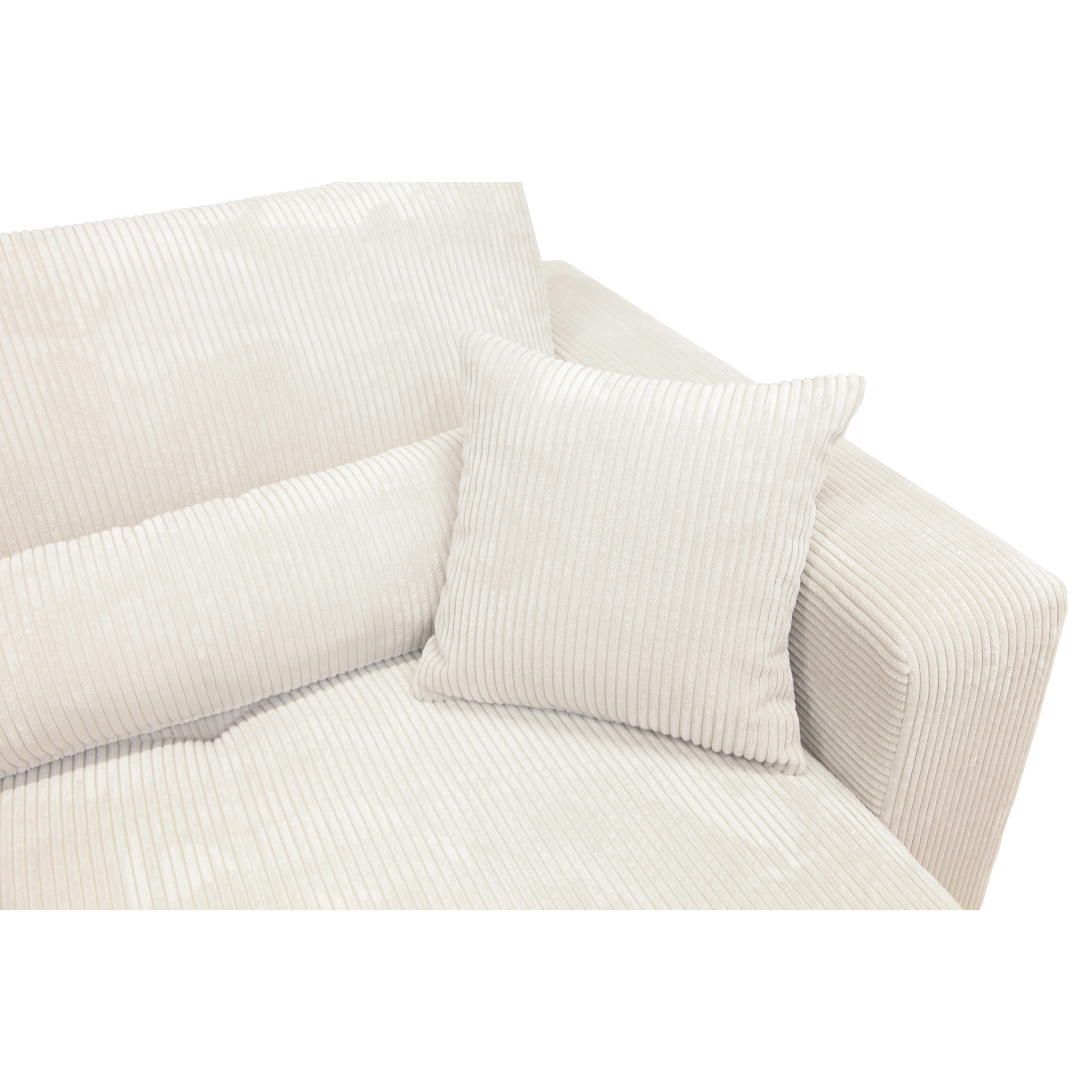 Funktionsecke - creme - Boxspringfederung - Dauerschläfer mit Staukasten
