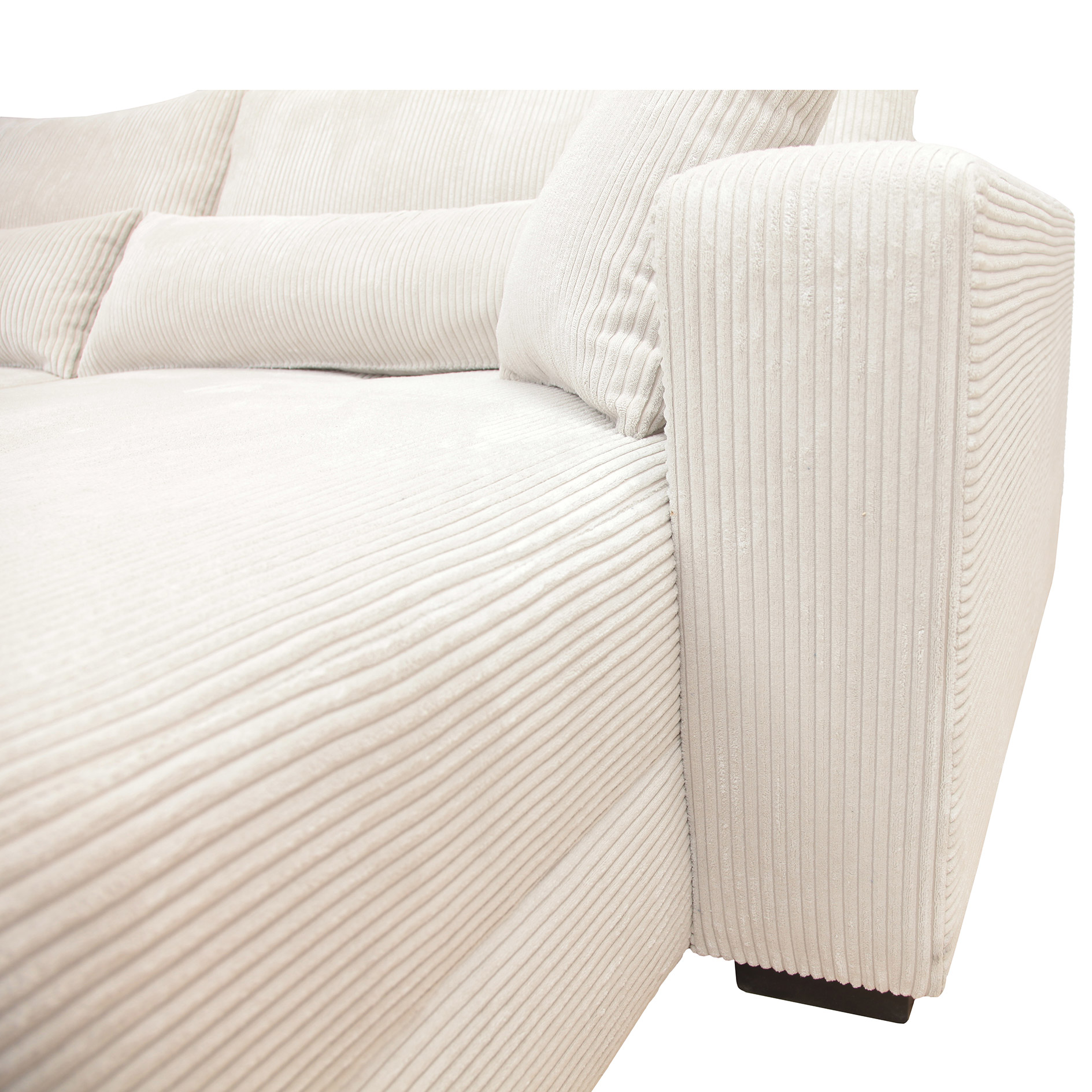 Funktionsecke - creme - Boxspringfederung - Dauerschläfer mit Staukasten