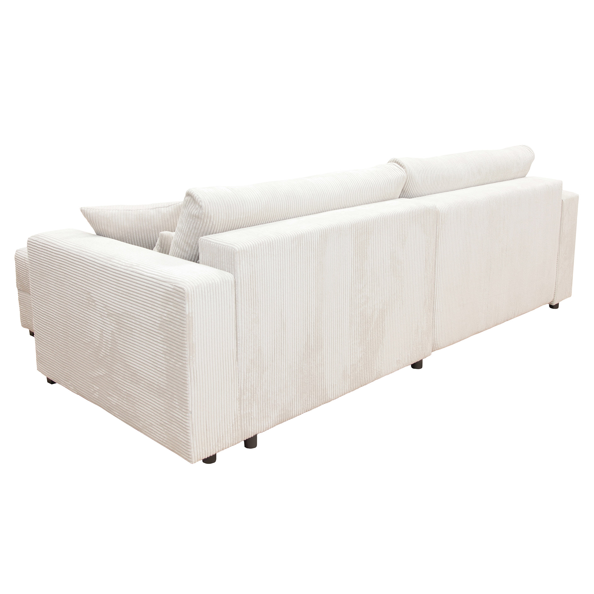 Funktionsecke - creme - Boxspringfederung - Dauerschläfer mit Staukasten