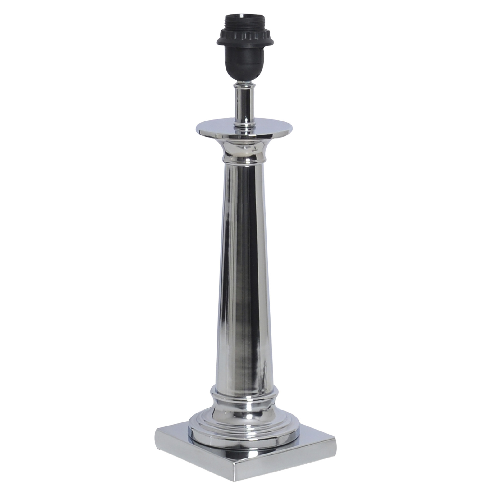 Fuß-Tischleuchte FUKRUM - chrom glänzend - 43,5 cm