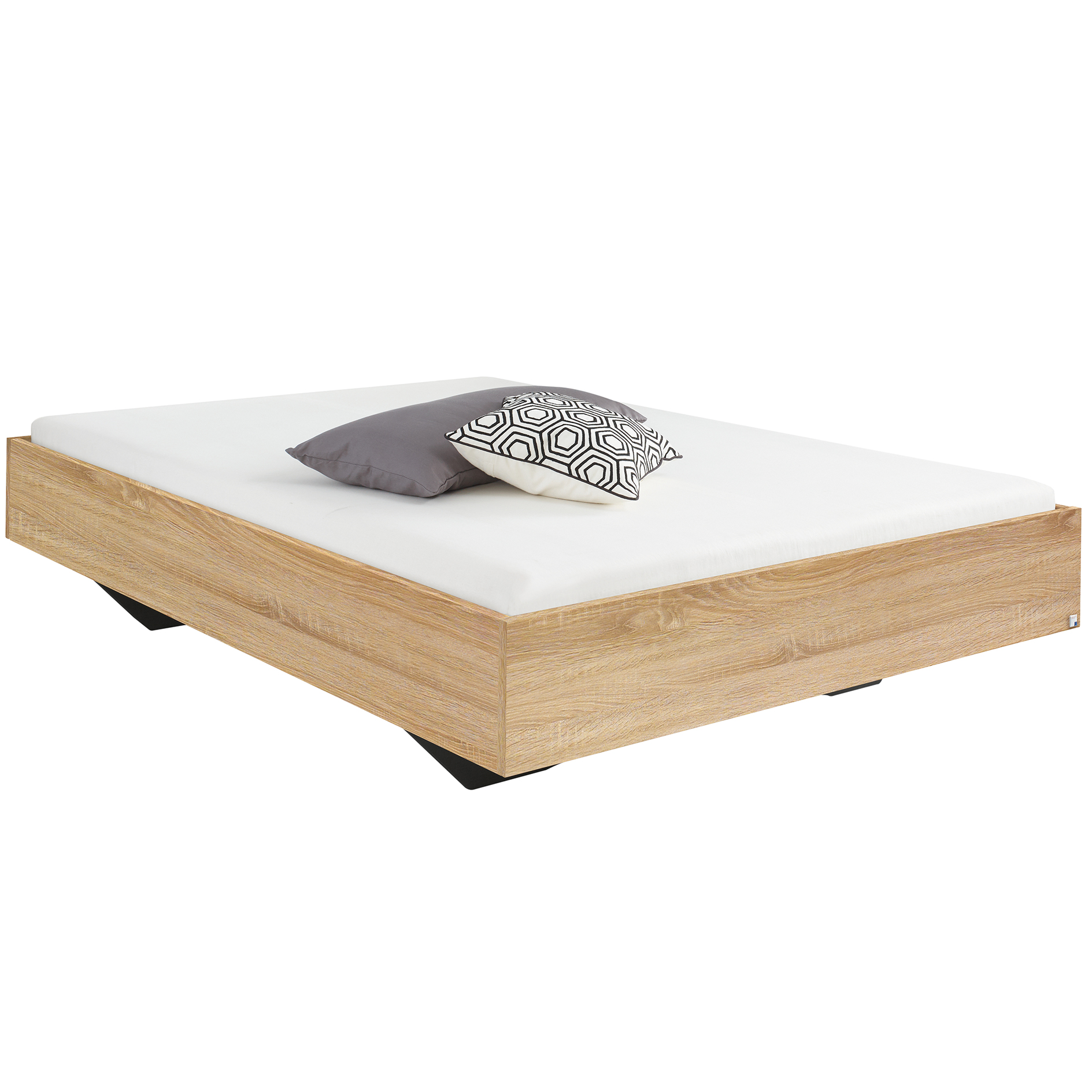 Futonbett - Sonoma Eiche - 140x200 cm