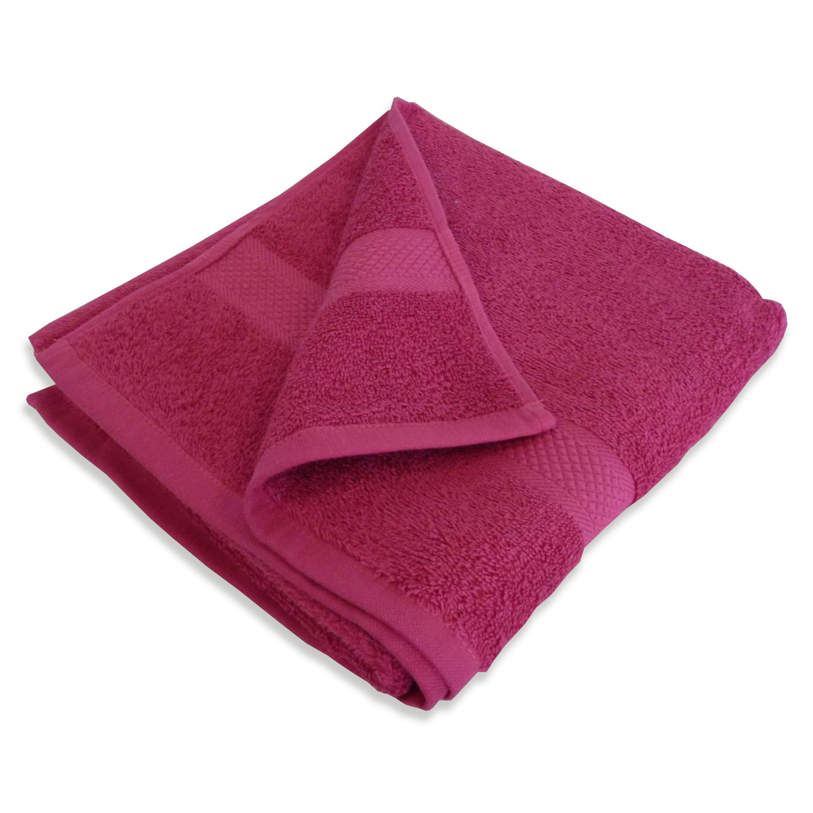 Gästehandtuch - fuchsia - Baumwolle - 30x50 cm 