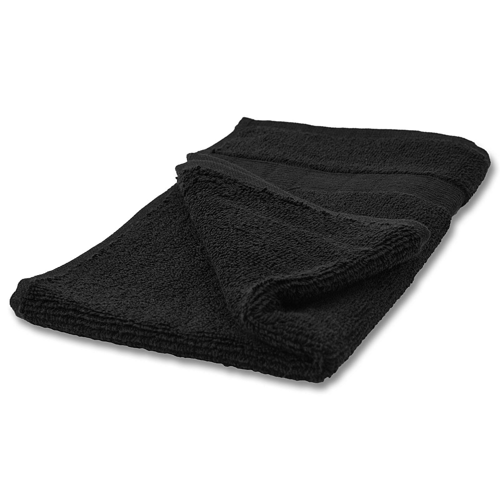 Gästehandtuch - schwarz - Baumwolle - 30x50 cm