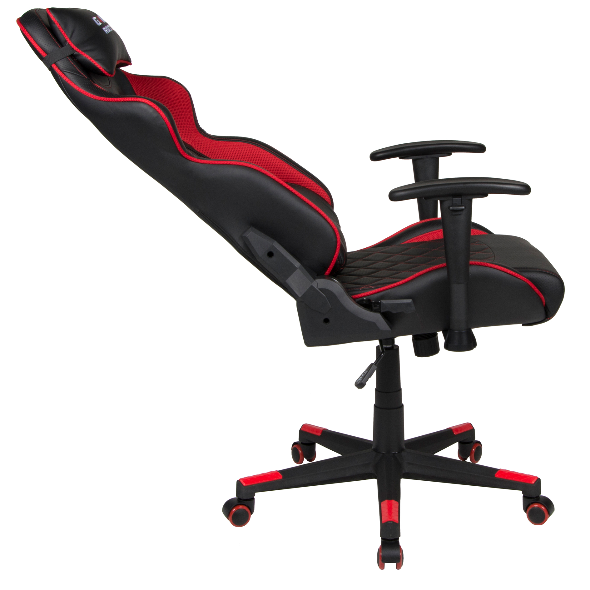 Gaming-Stuhl GAME-ROCKER G-20 - schwarz-rot - Lederoptik