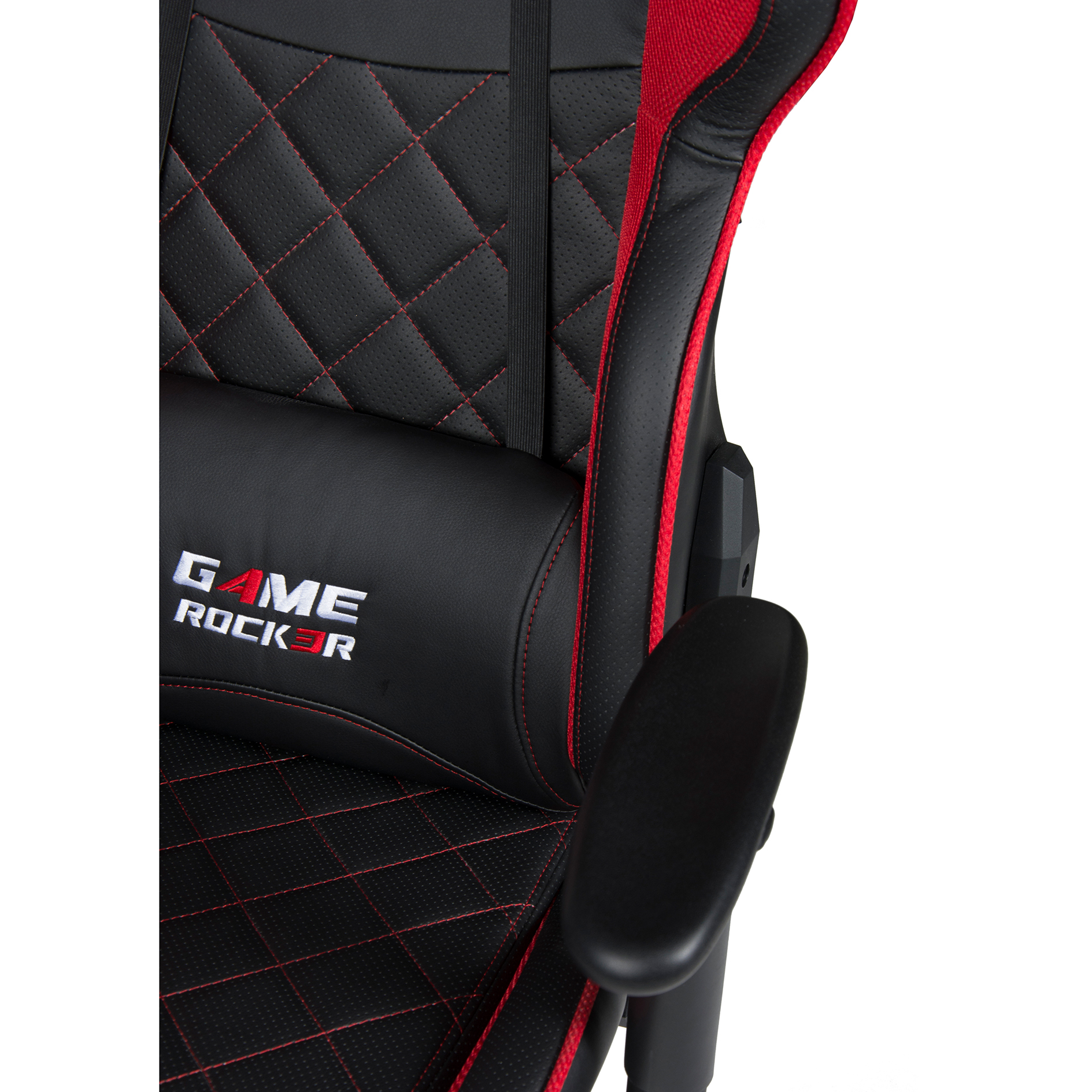 Gaming-Stuhl GAME-ROCKER G-20 - schwarz-rot - Lederoptik