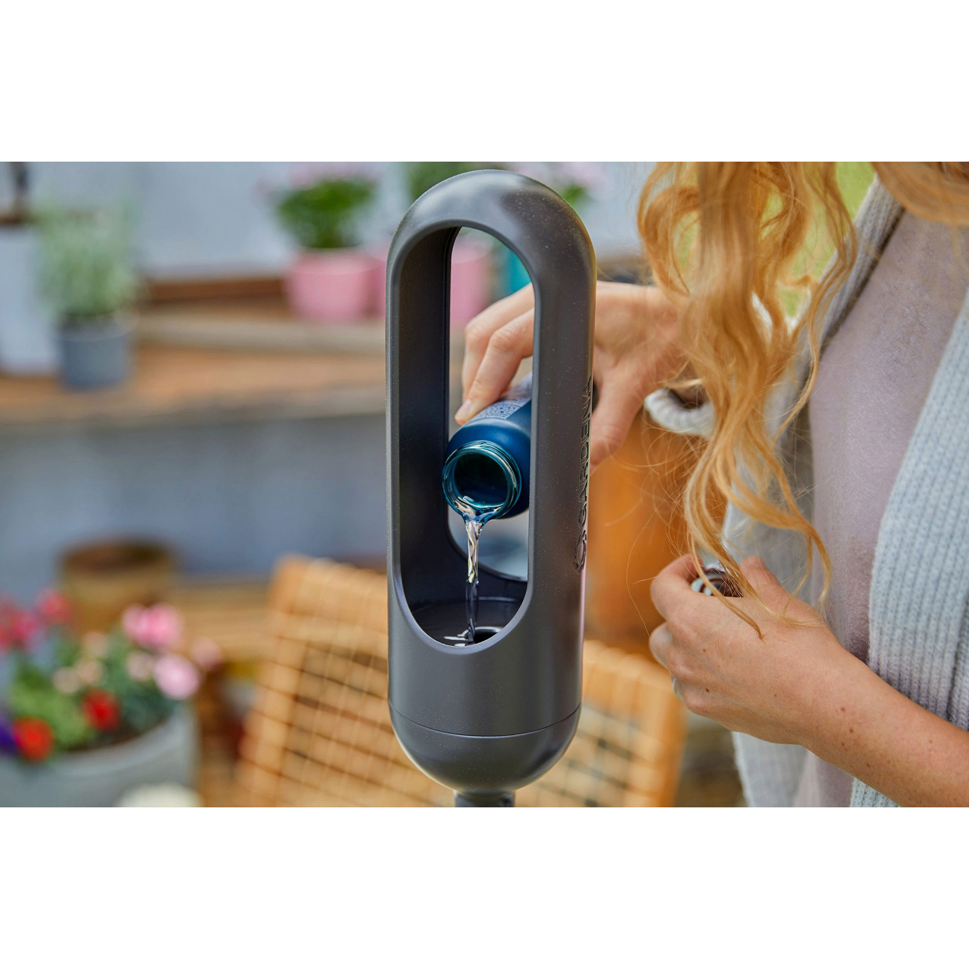GARDENA ClickUp! Gartenfackel - schwarz