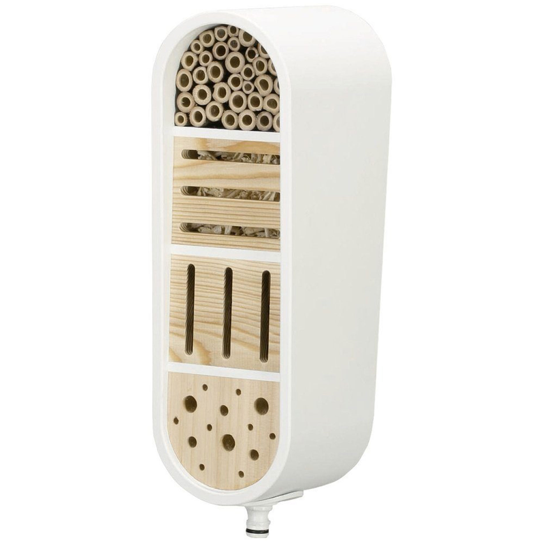 GARDENA ClickUp! Insektenhotel - weiß-holzfarben